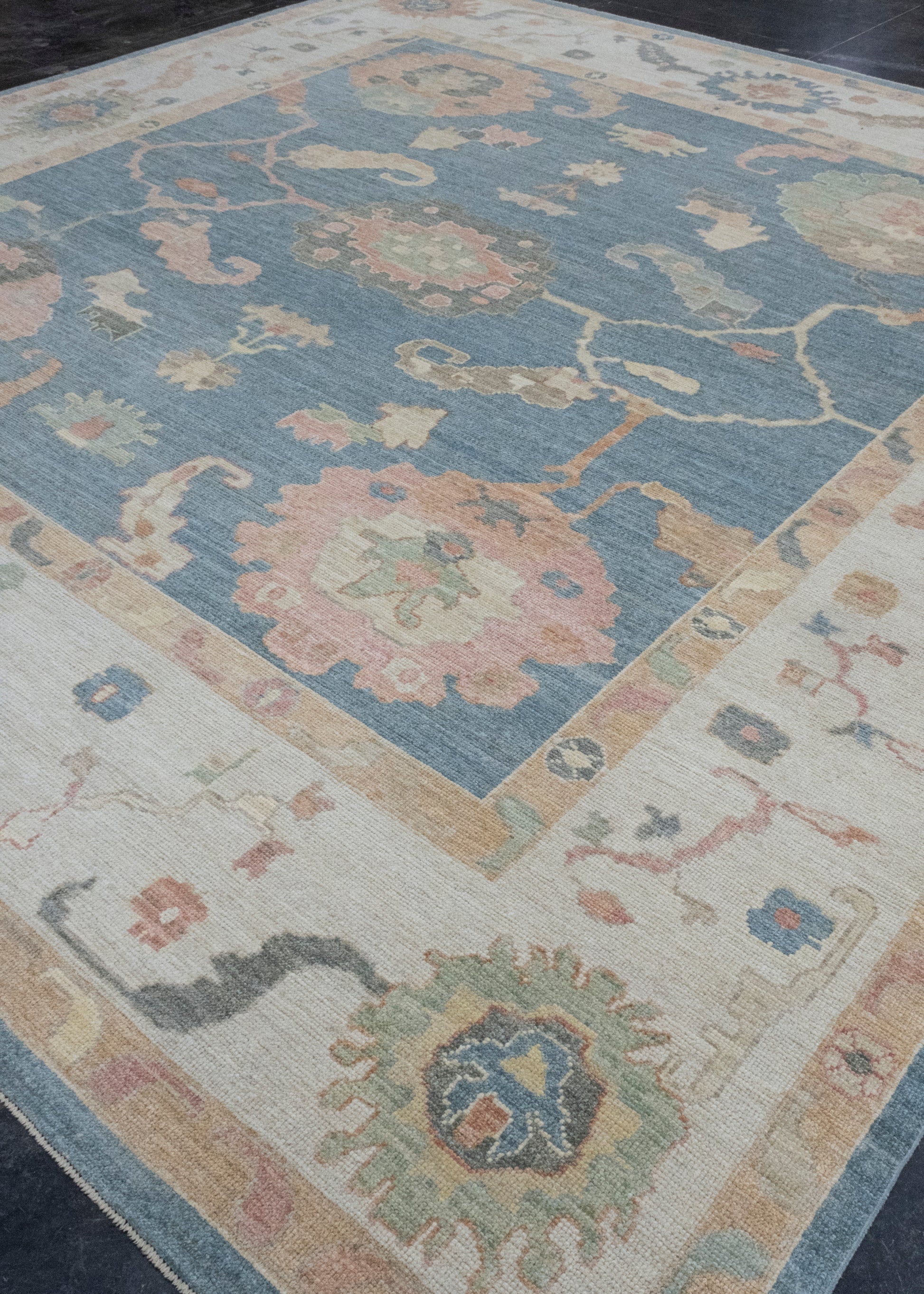 Square Turkish Oushak Rug 12' x 12'5" #17412