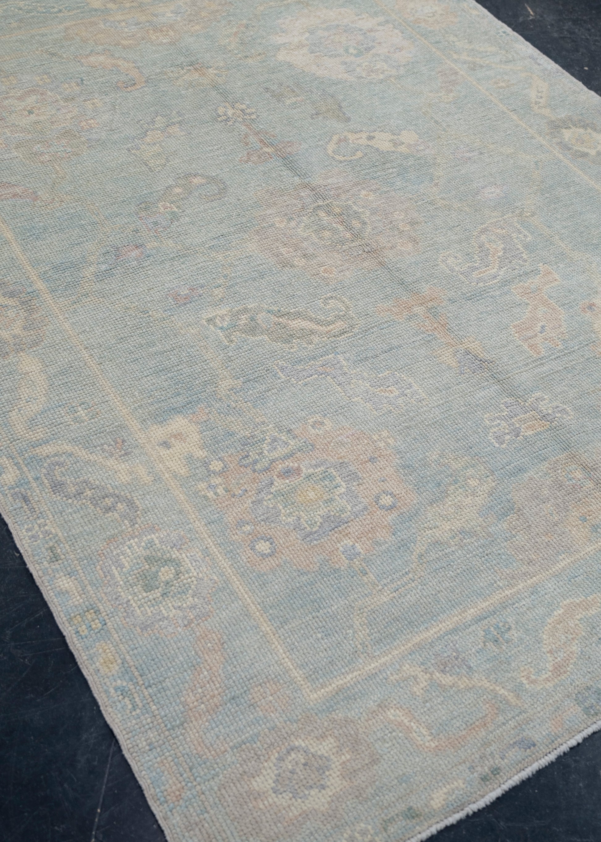 Turkish Oushak Rug 5'1" x 6'8" #12093