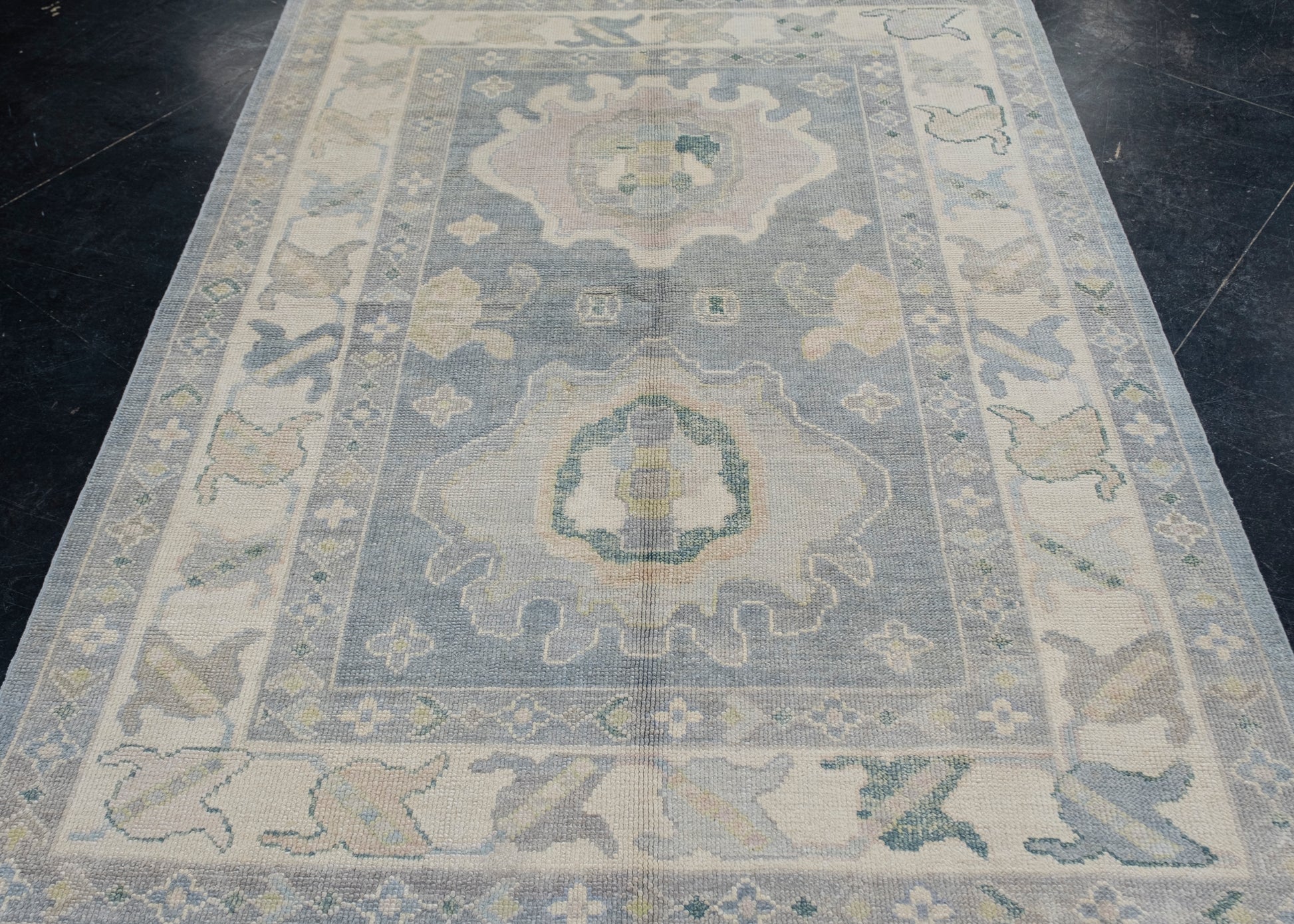Turkish Oushak Rug 5'5" x 7' #12162