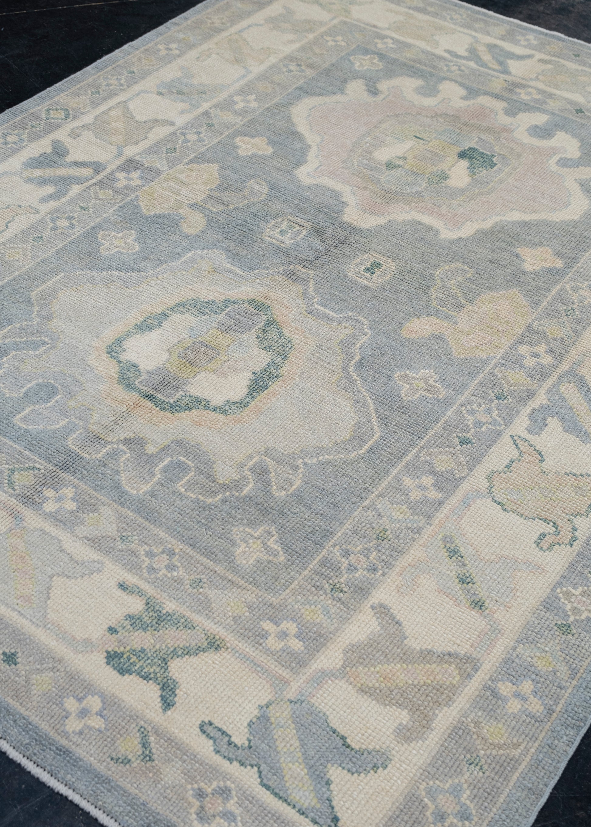 Turkish Oushak Rug 5'5" x 7' #12162