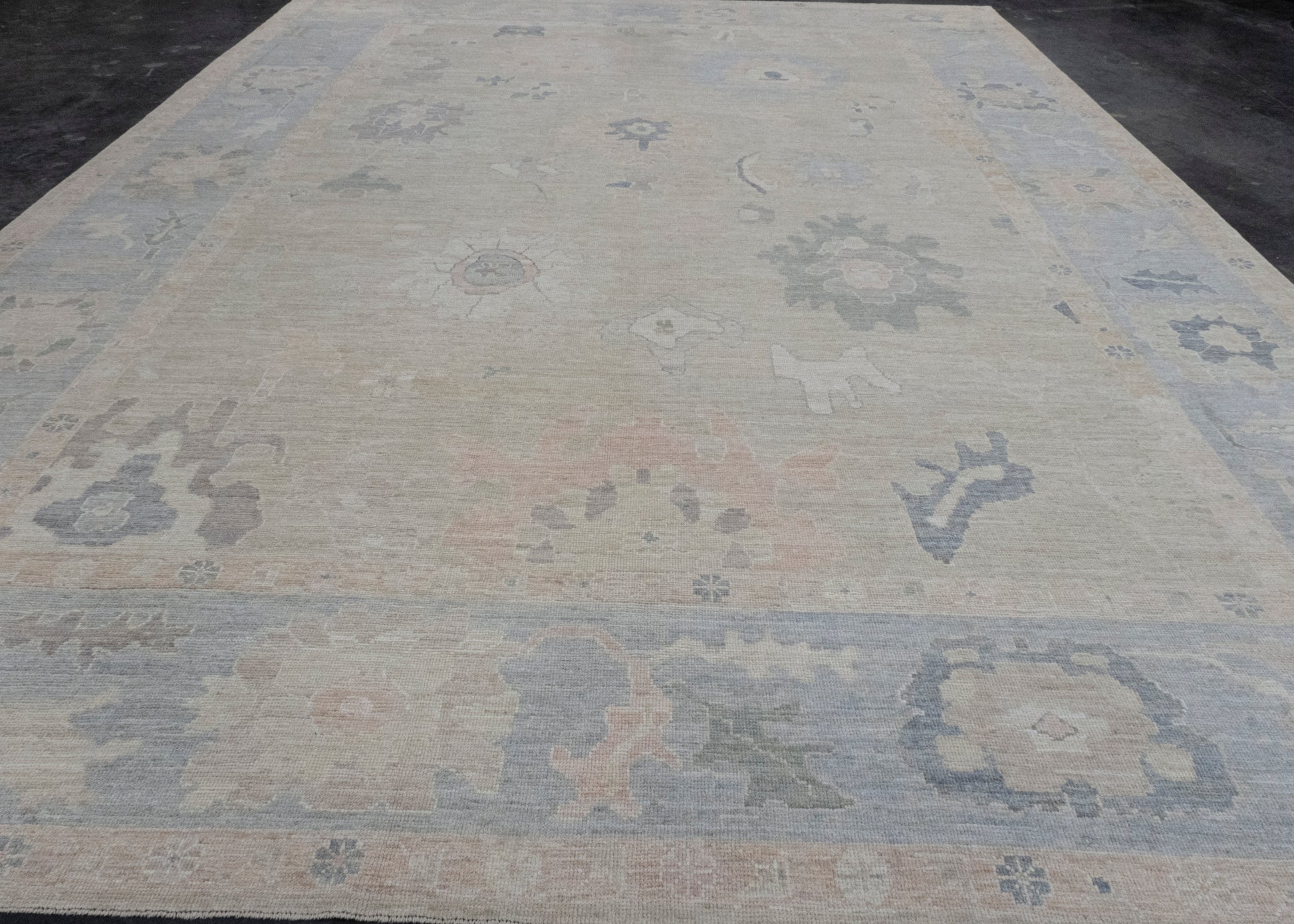 Turkish Oushak Rug 12'7" x 17'4" #17222