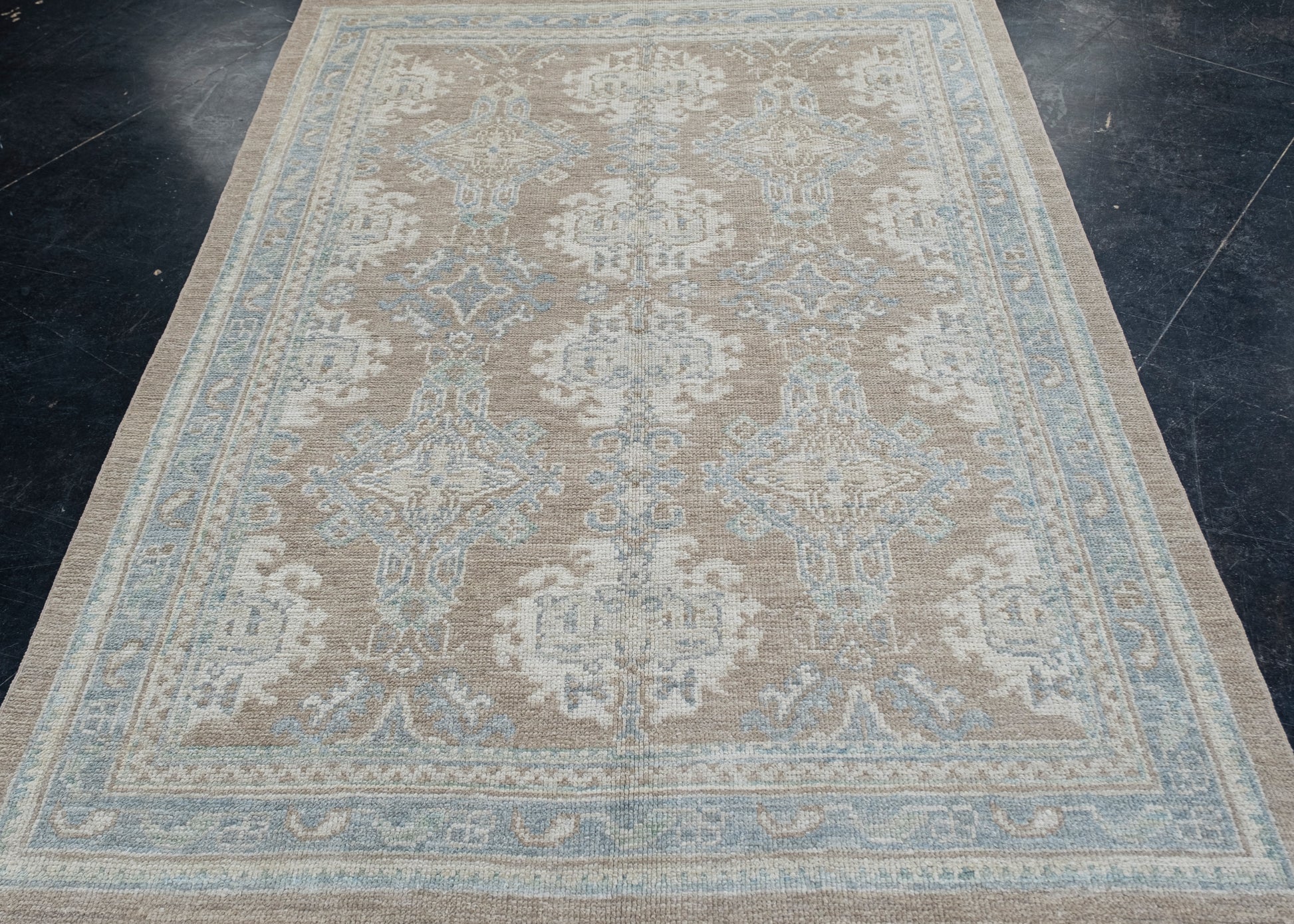 Turkish Oushak Rug 4'11" x 6'9" #11573