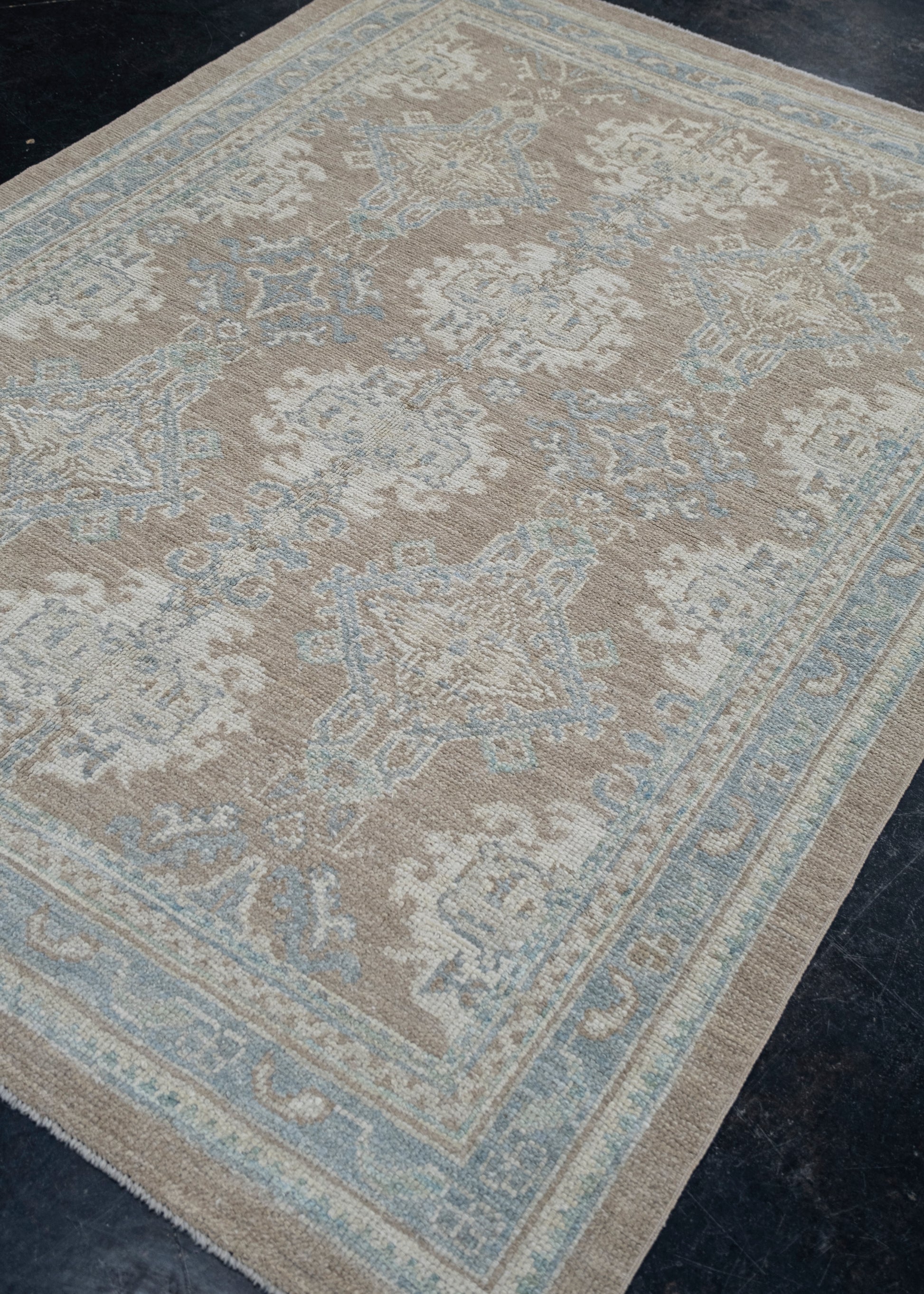 Turkish Oushak Rug 4'11" x 6'9" #11573