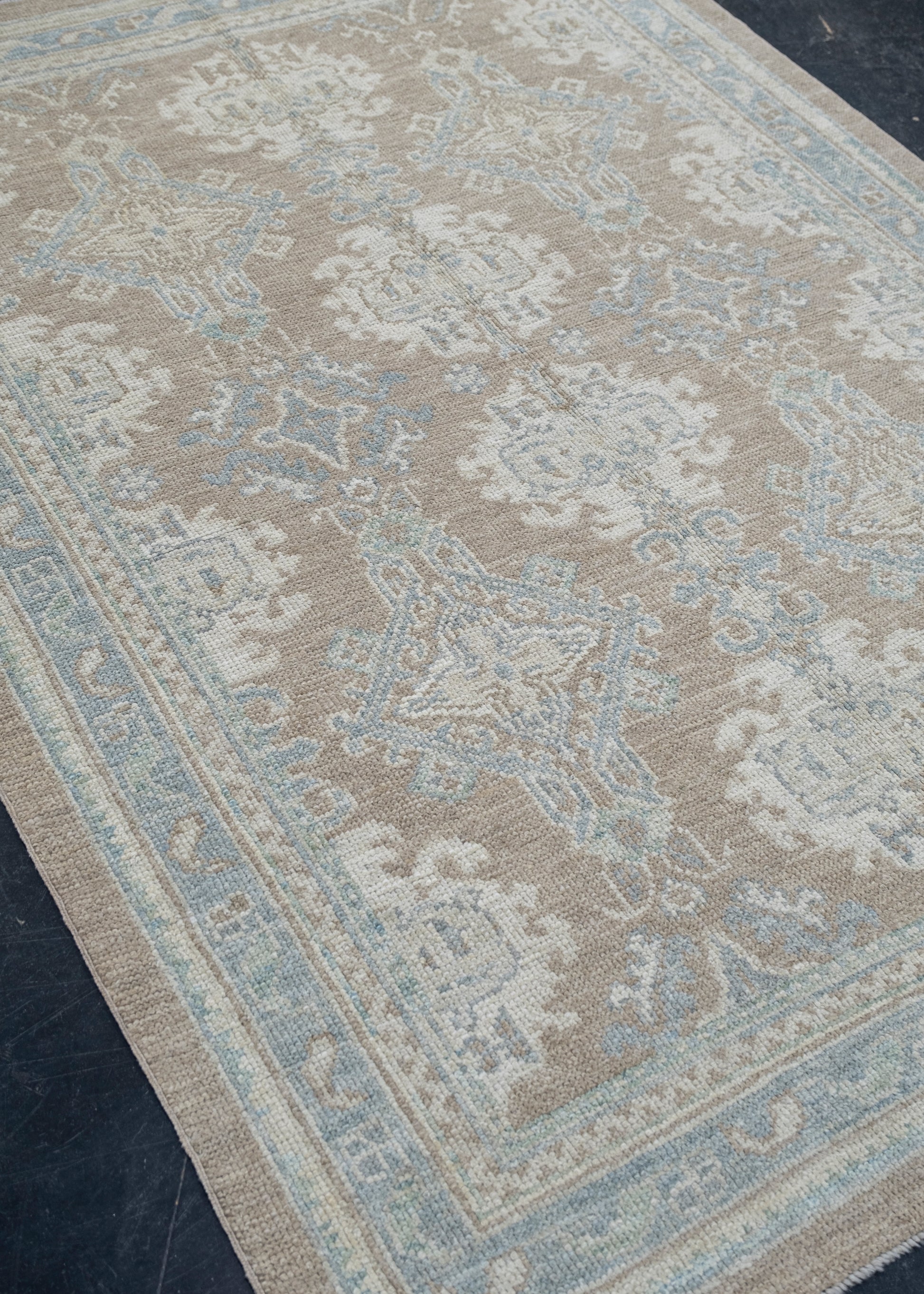 Turkish Oushak Rug 4'11" x 6'9" #11573
