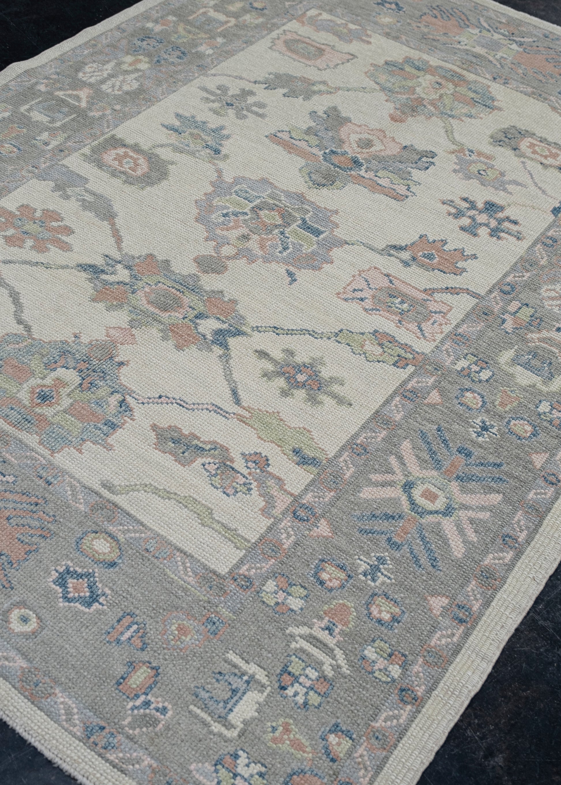 Turkish Oushak Rug 5' x 7' #7992