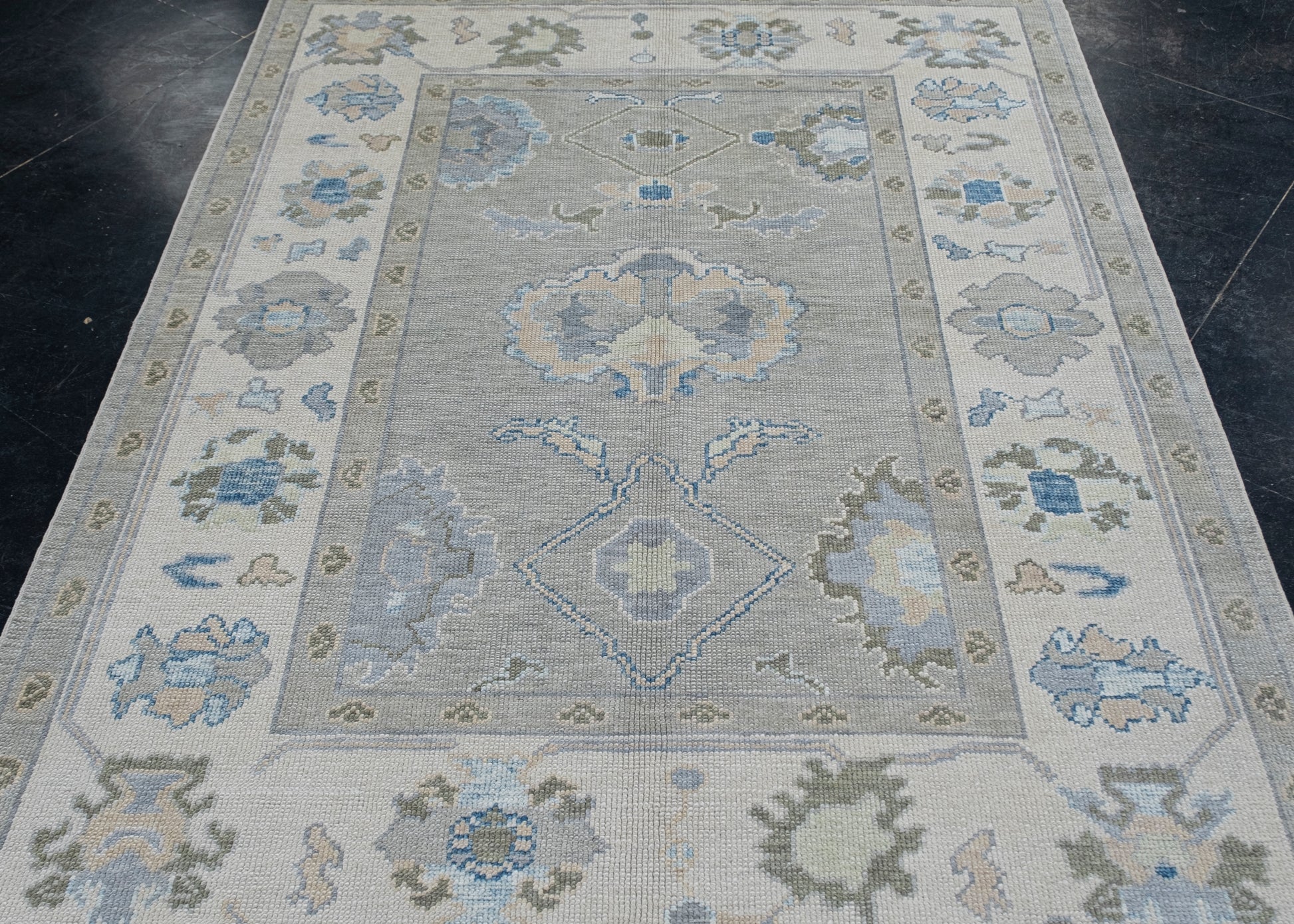 Turkish Oushak Rug 5'3" x 7' #11817