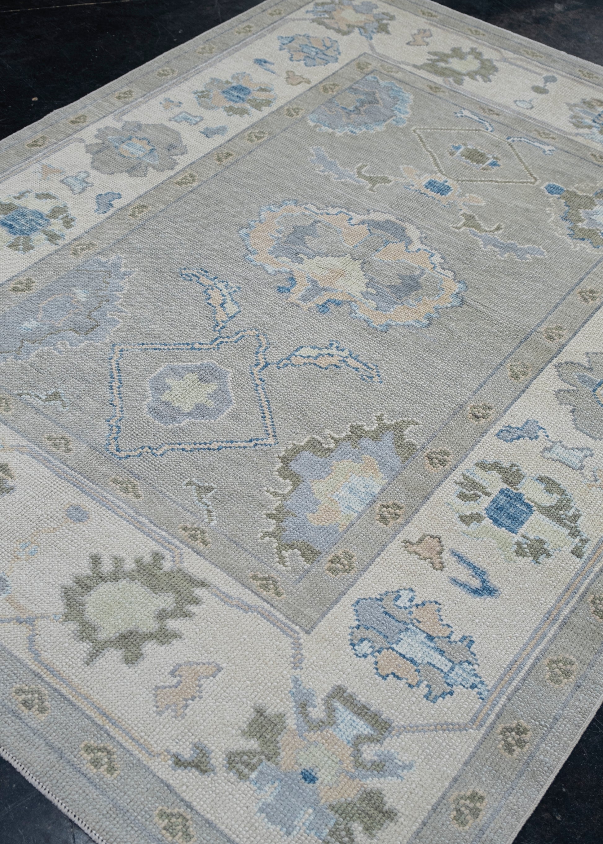 Turkish Oushak Rug 5'3" x 7' #11817
