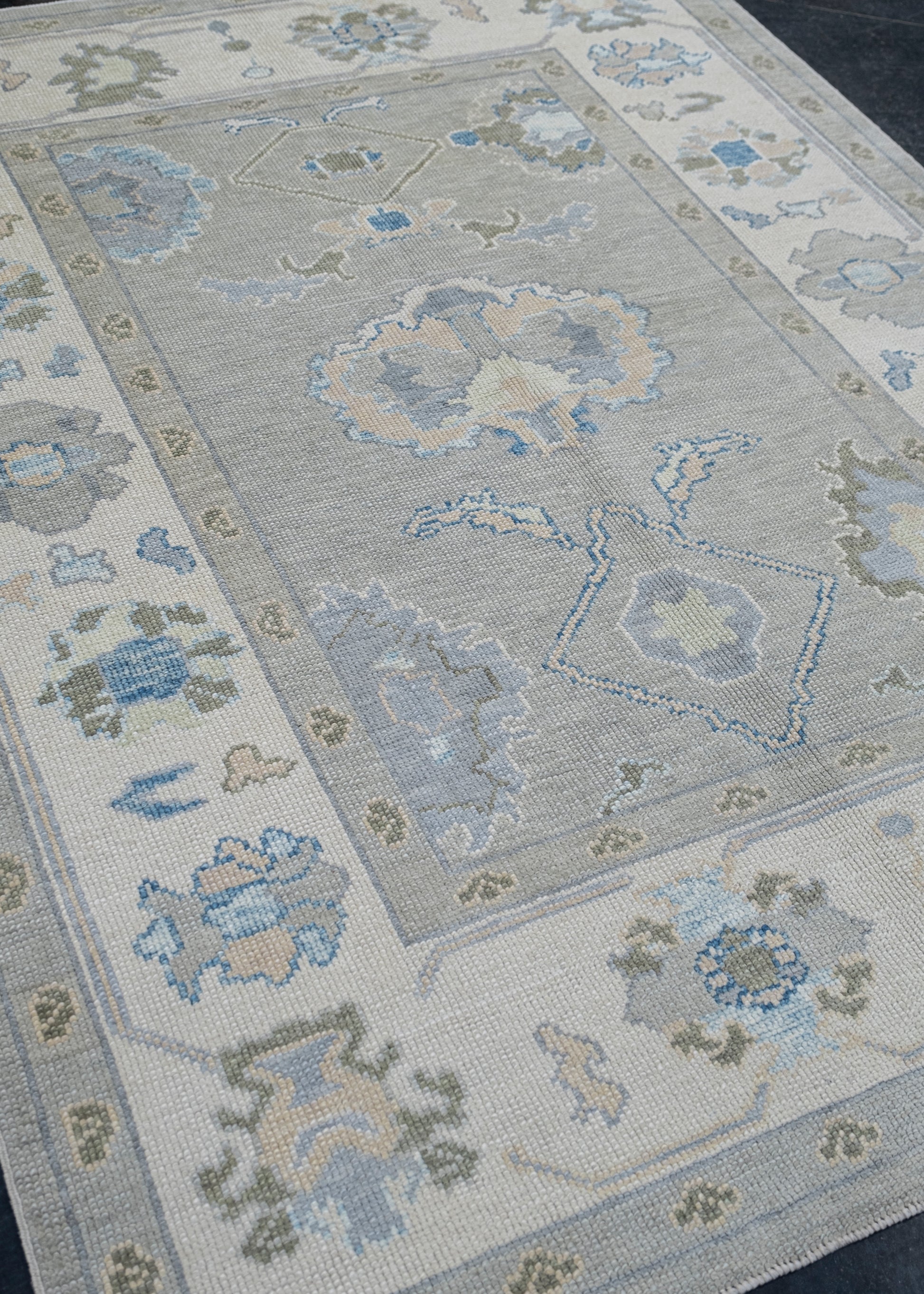 Turkish Oushak Rug 5'3" x 7' #11817