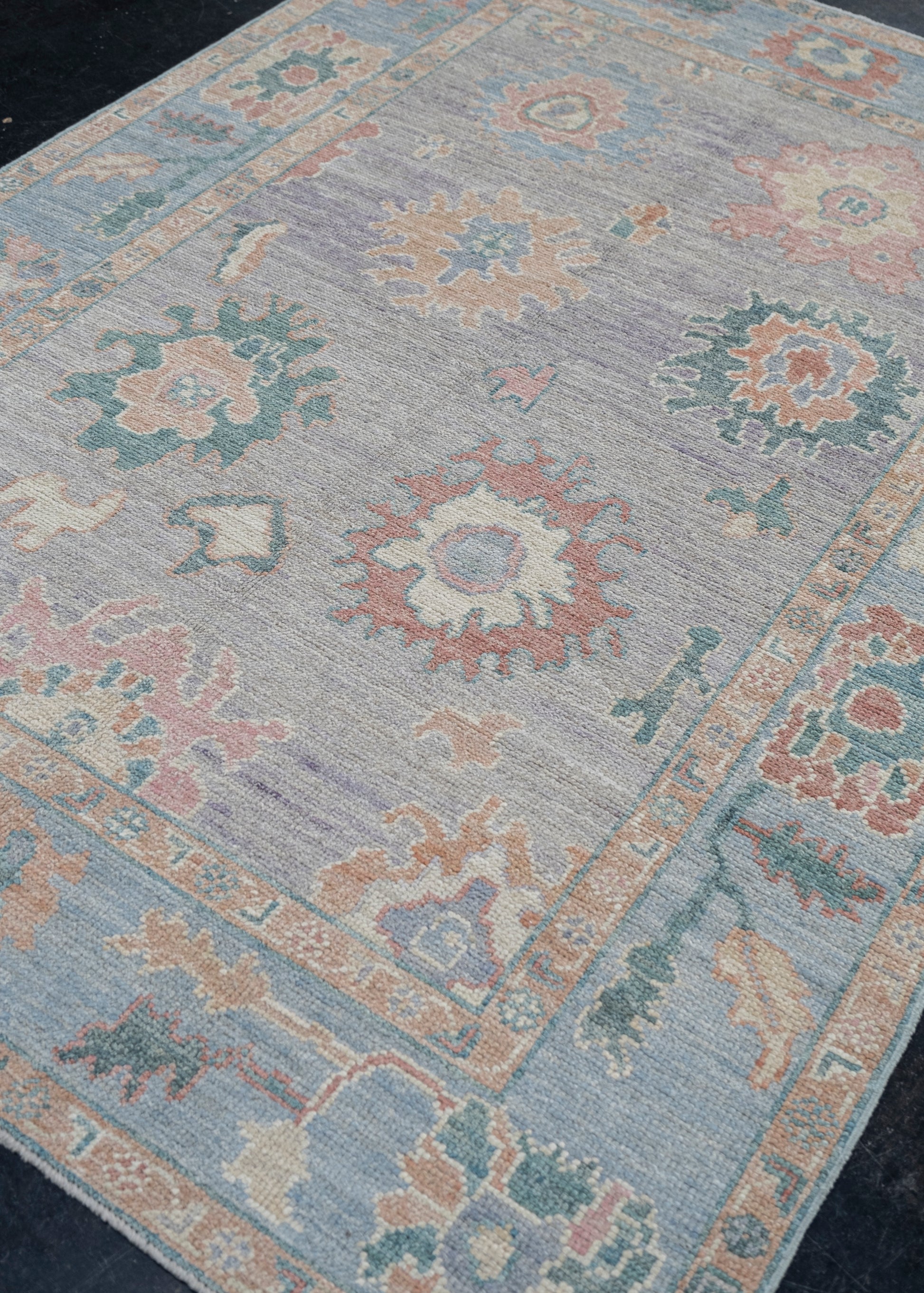 Turkish Oushak Rug 4'11" x 6'10" #2126