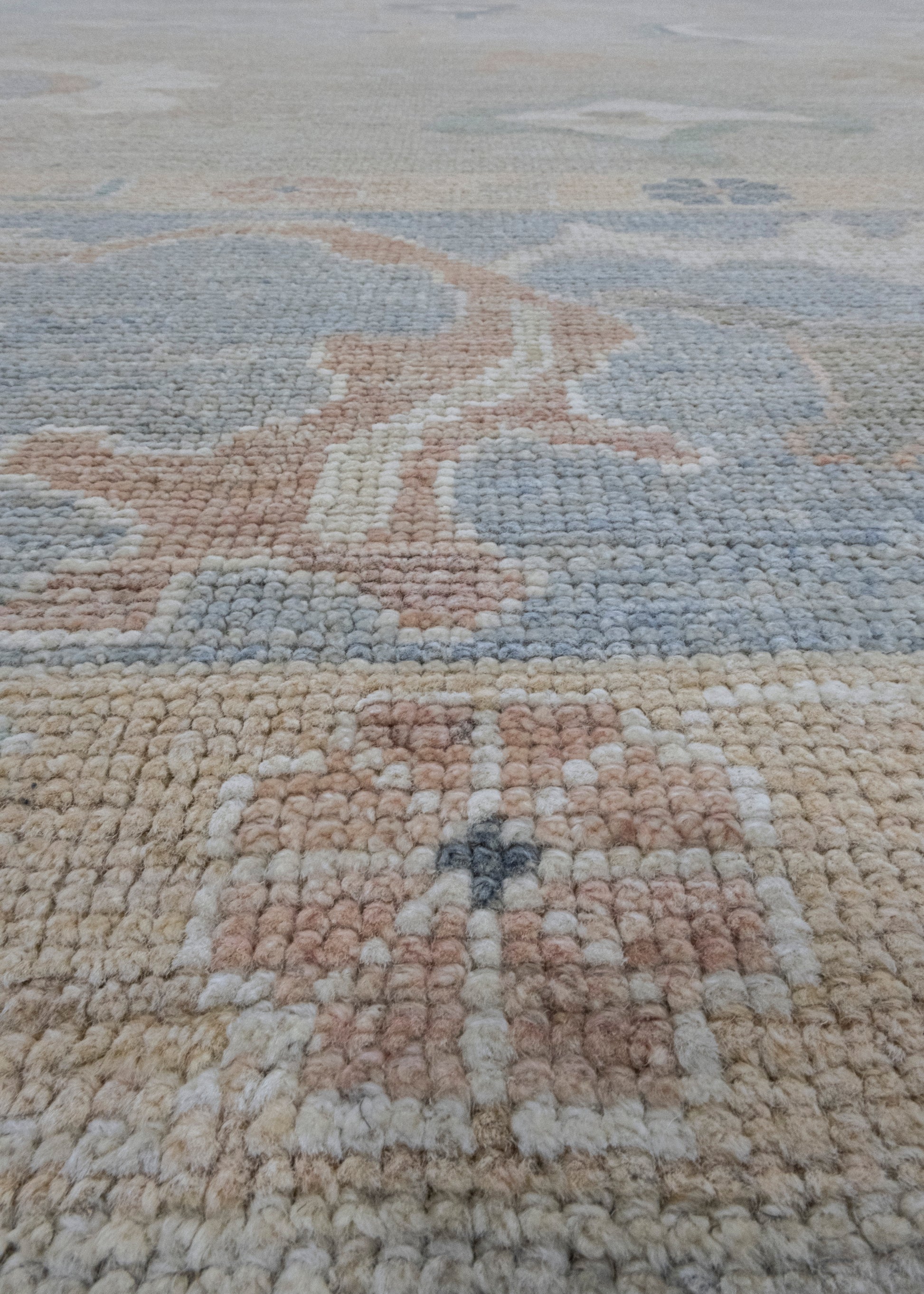 Square Turkish Oushak Rug 12'3" x 12'5" #17230