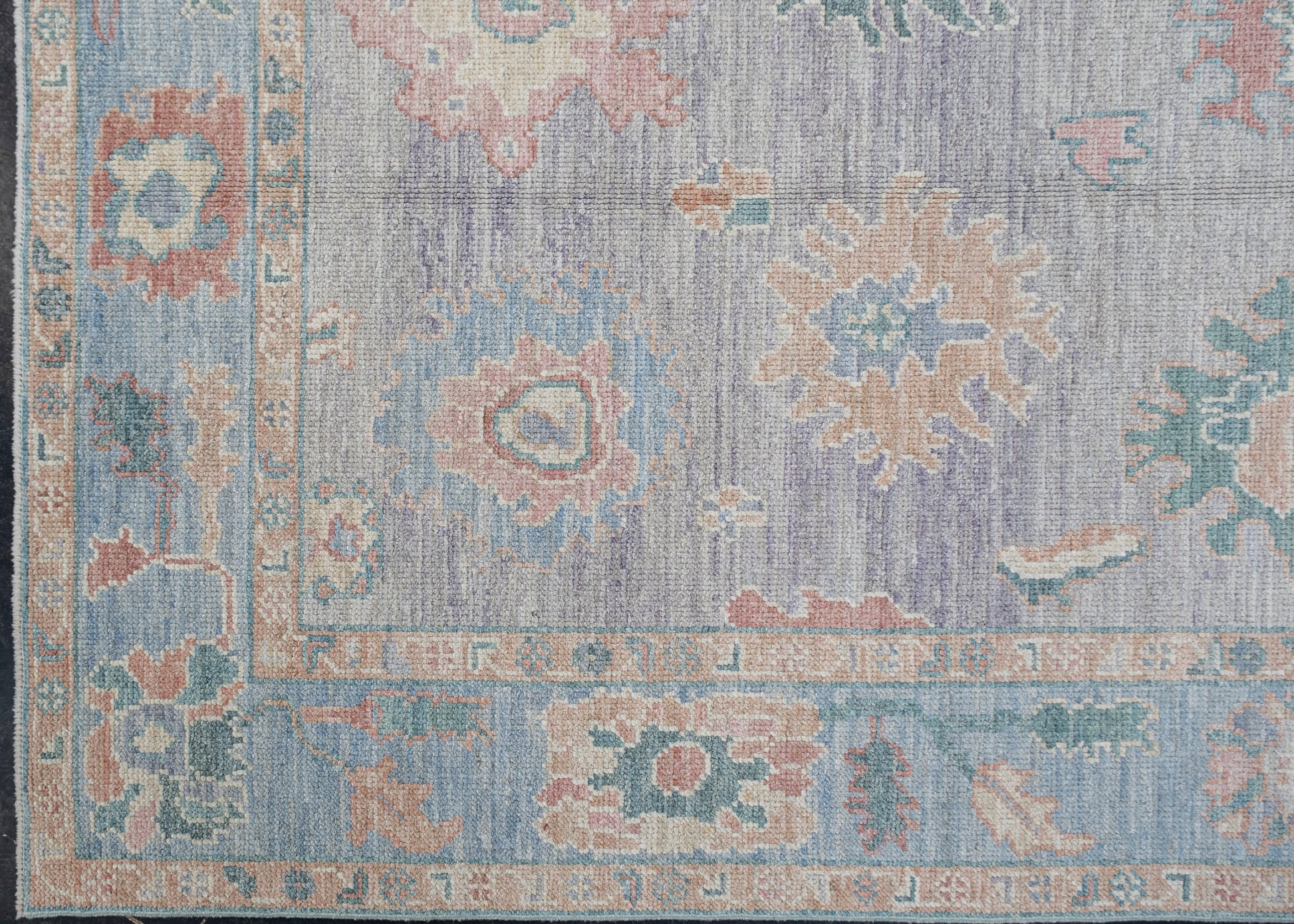 Turkish Oushak Rug 4'11" x 6'10" #2126
