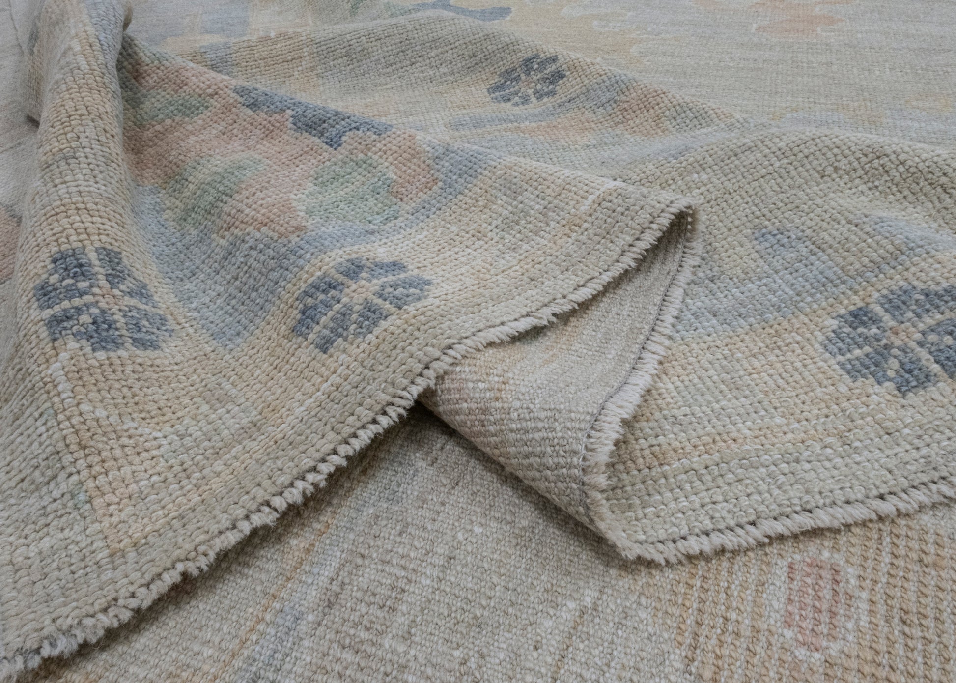 Square Turkish Oushak Rug 12'3" x 12'5" #17230