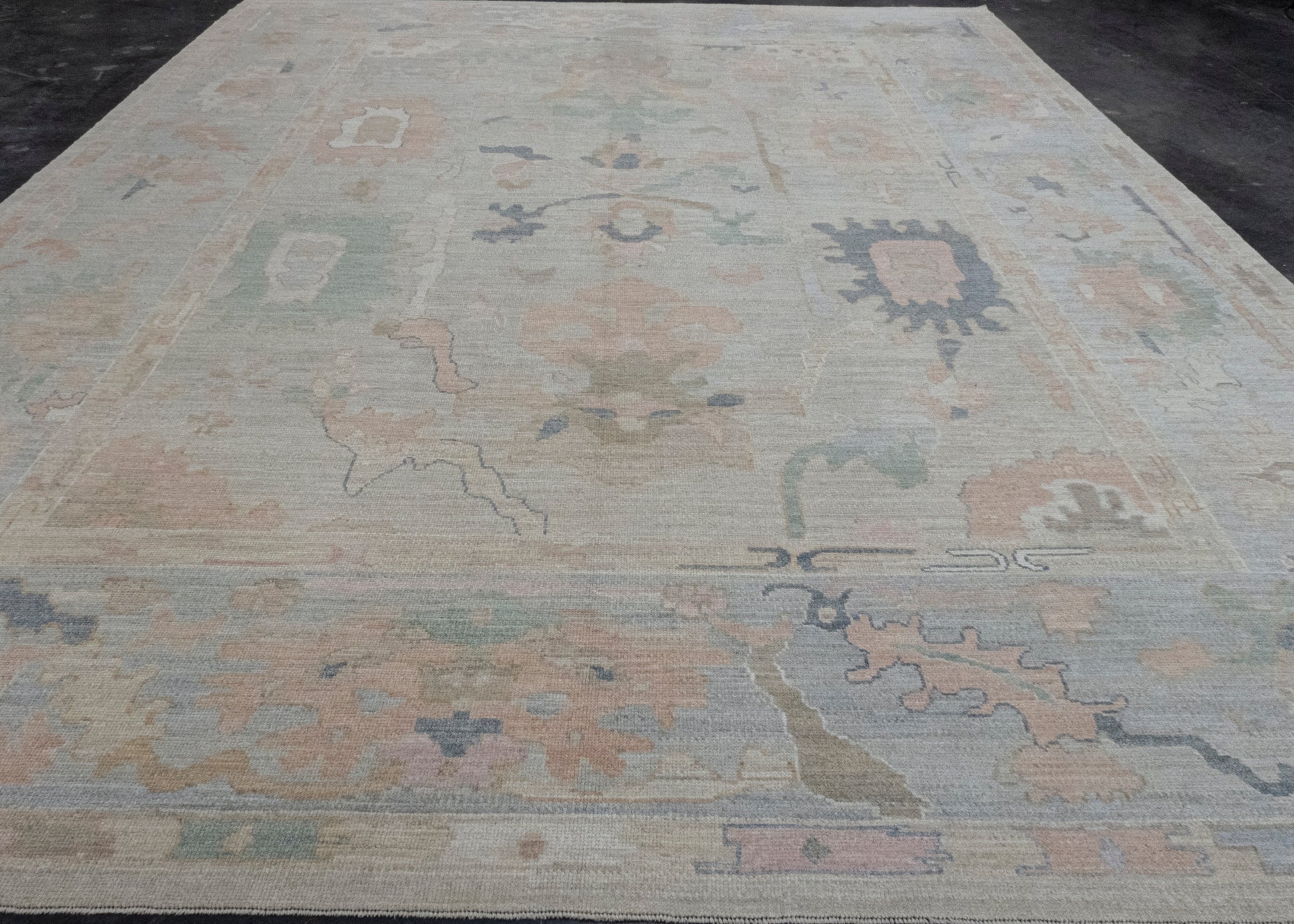 Turkish Oushak Rug 12'6" x 15'11" #17366