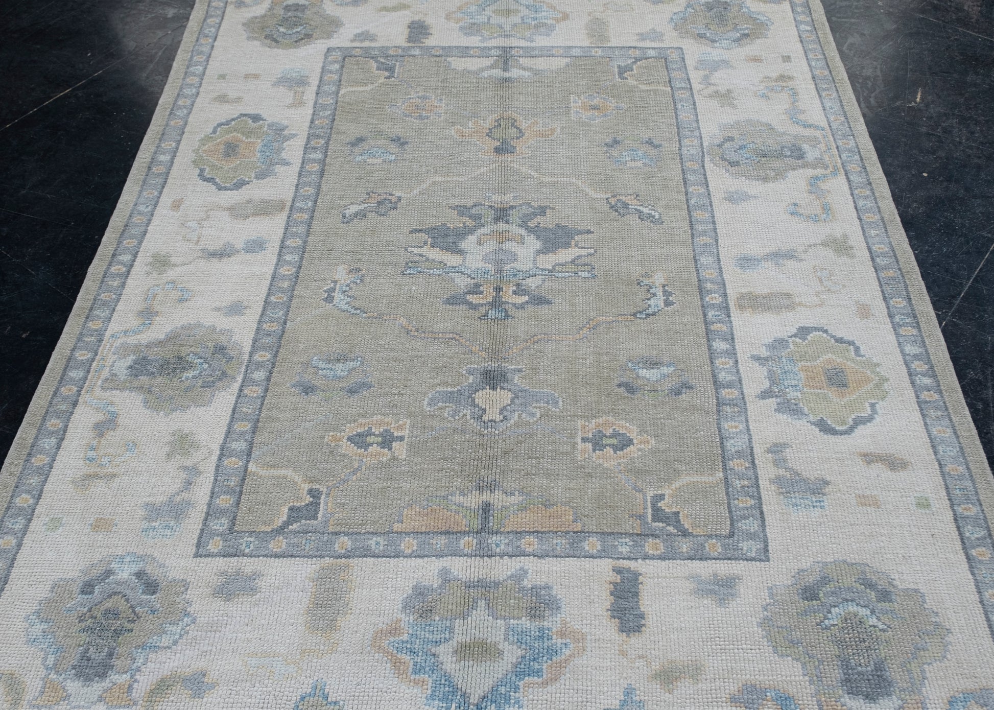 Turkish Oushak Rug 5' x 6'8" #11888