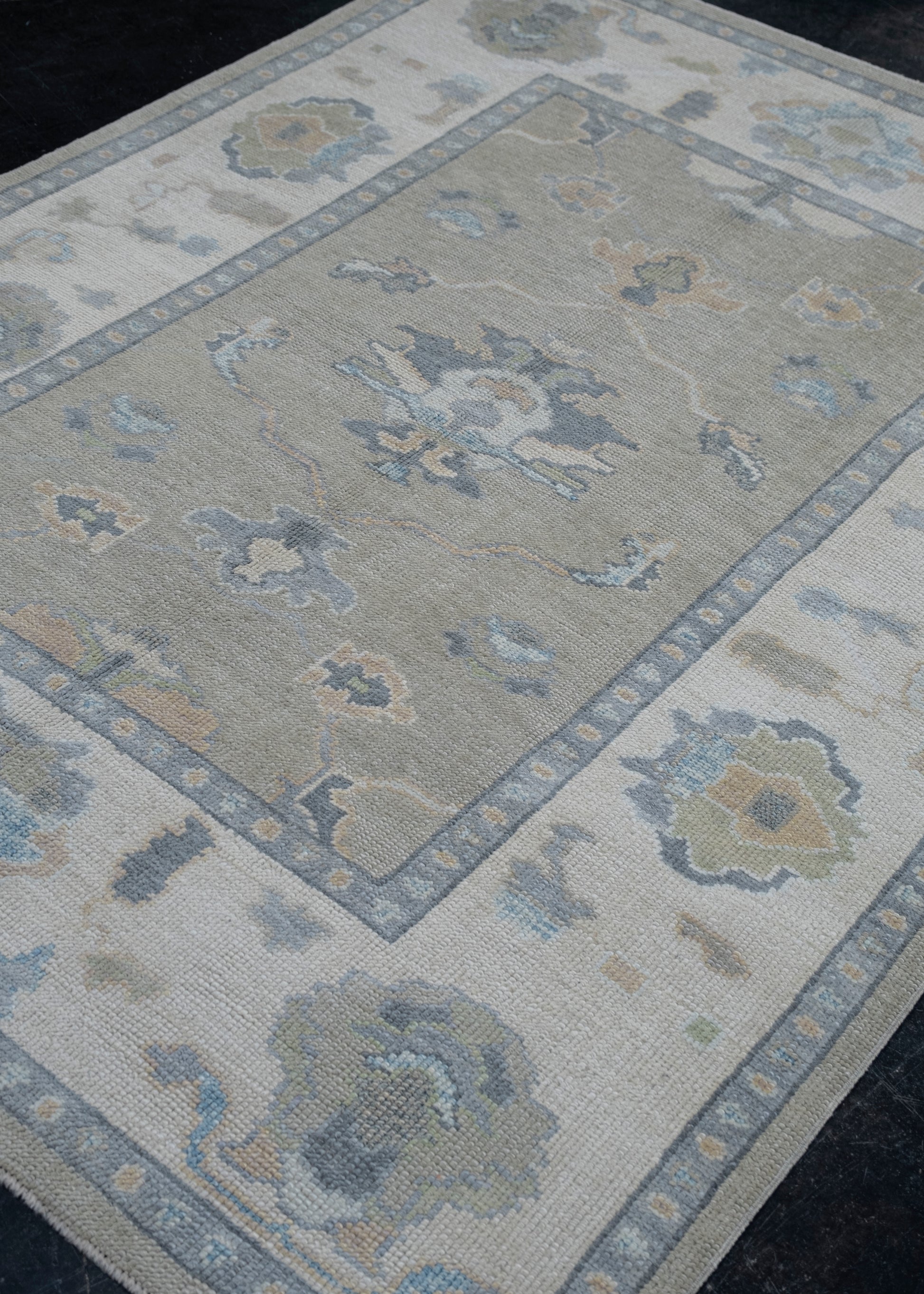 Turkish Oushak Rug 5' x 6'8" #11888