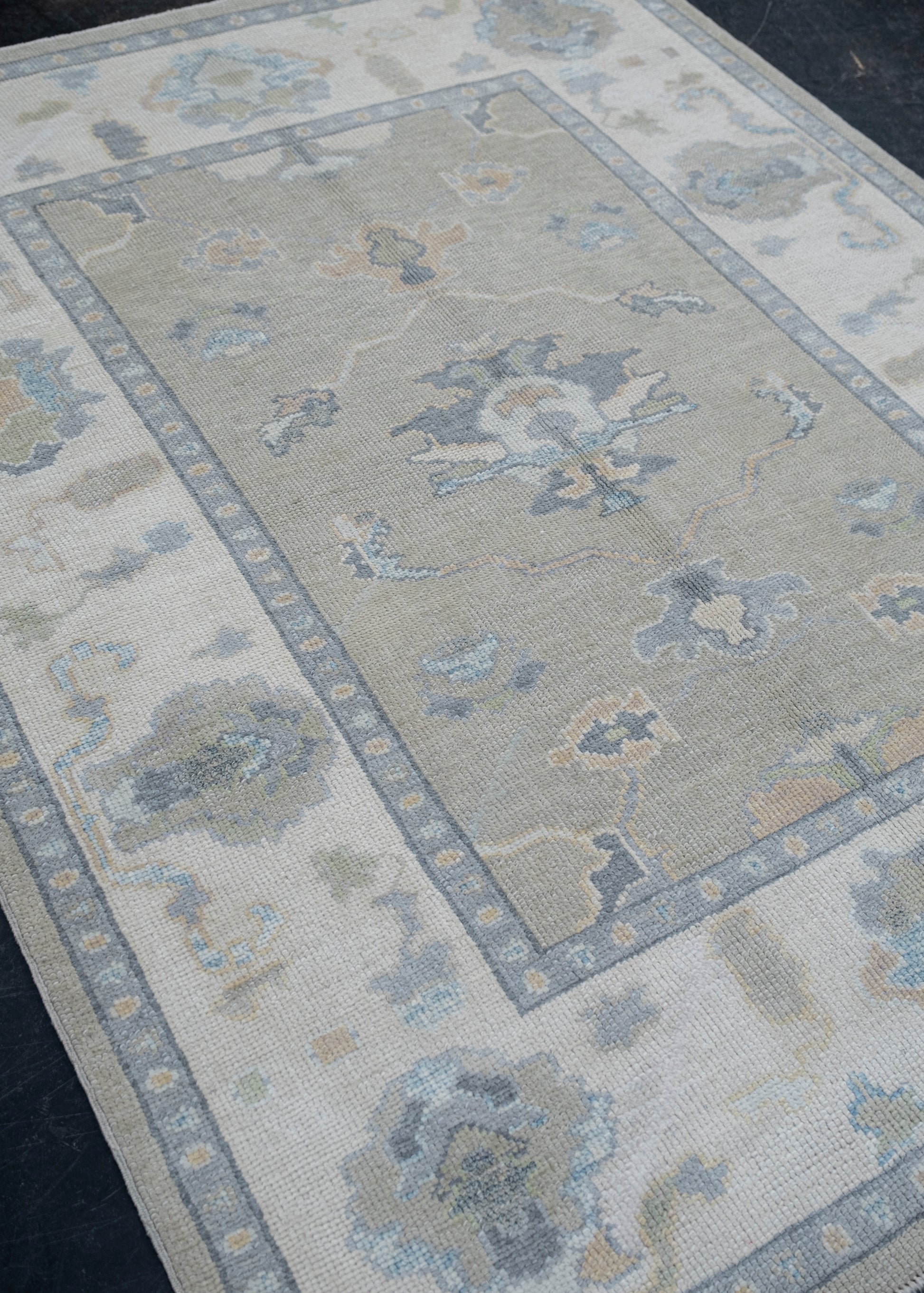 Turkish Oushak Rug 5' x 6'8" #11888
