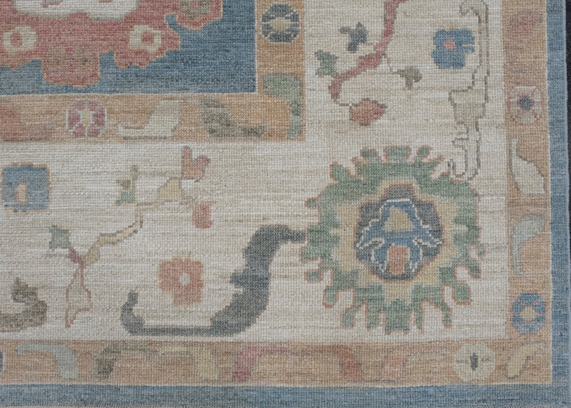 Square Turkish Oushak Rug 11'9" x 12'3" #17352