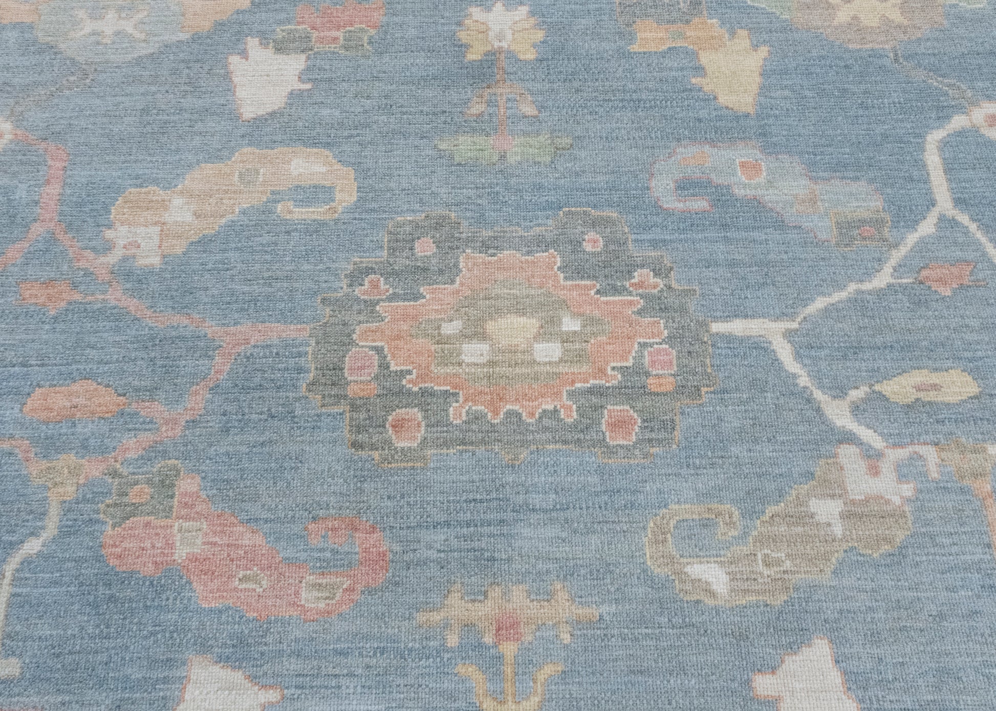 Square Turkish Oushak Rug 11'9" x 12'3" #17352