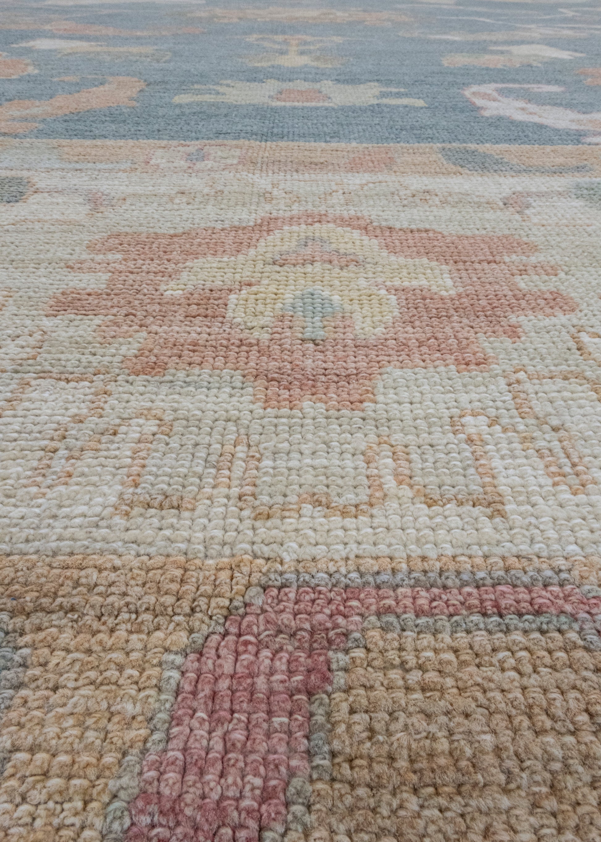 Square Turkish Oushak Rug 11'9" x 12'3" #17352