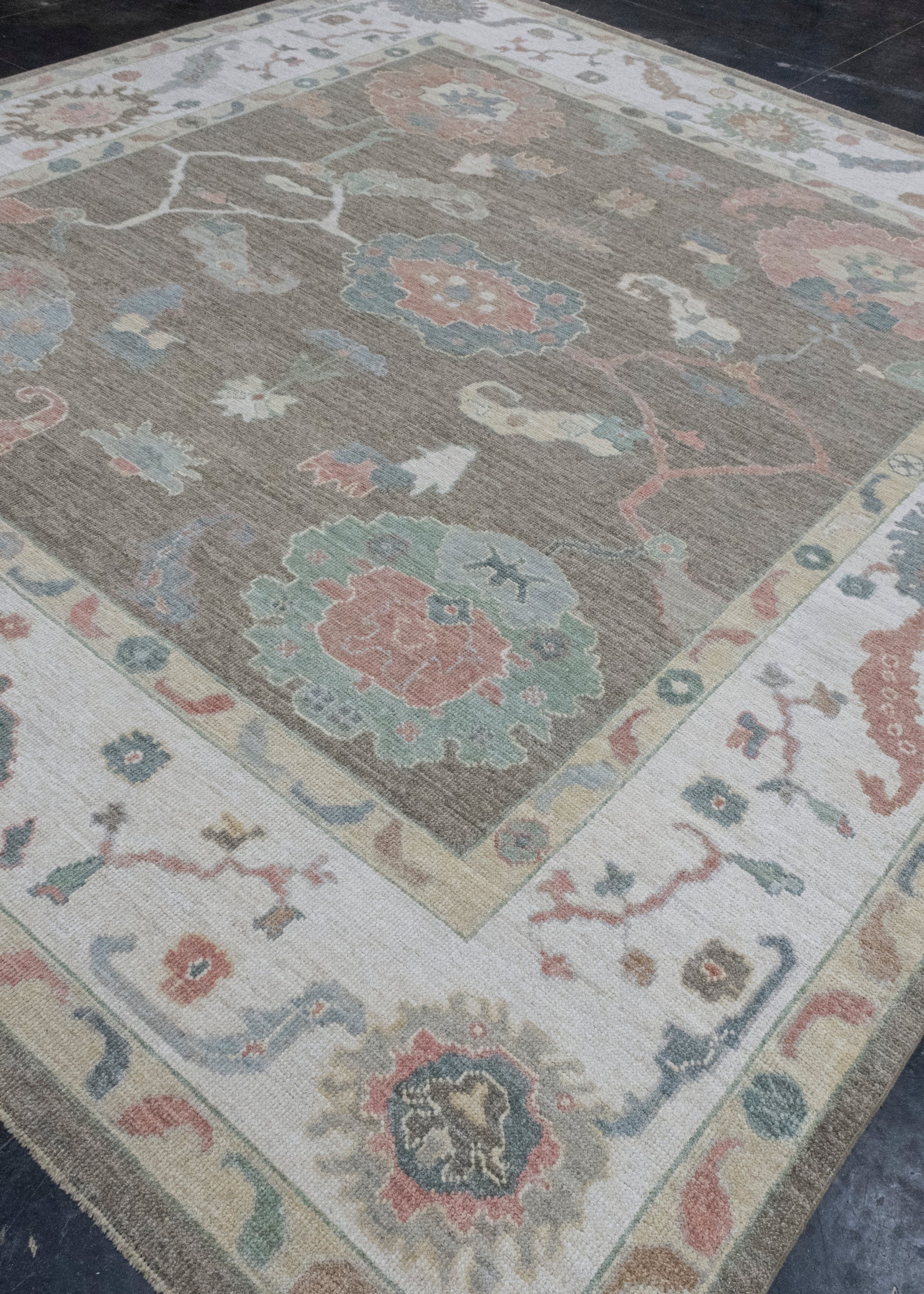 Square Turkish Oushak Rug 9'11" x 10'8" #17350