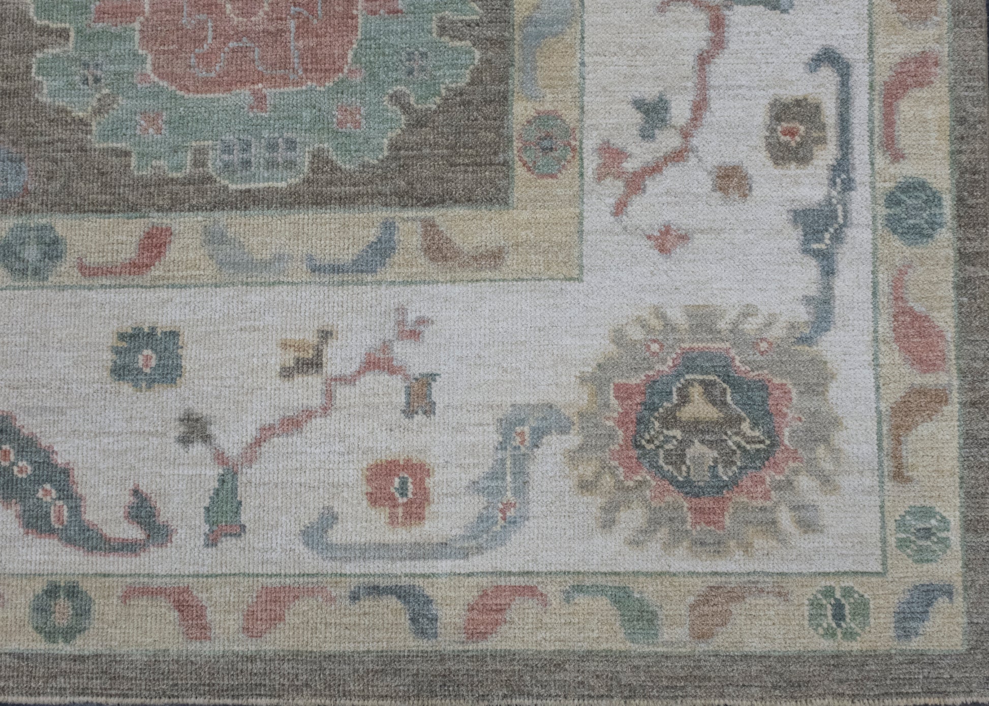 Square Turkish Oushak Rug 9'11" x 10'8" #17350