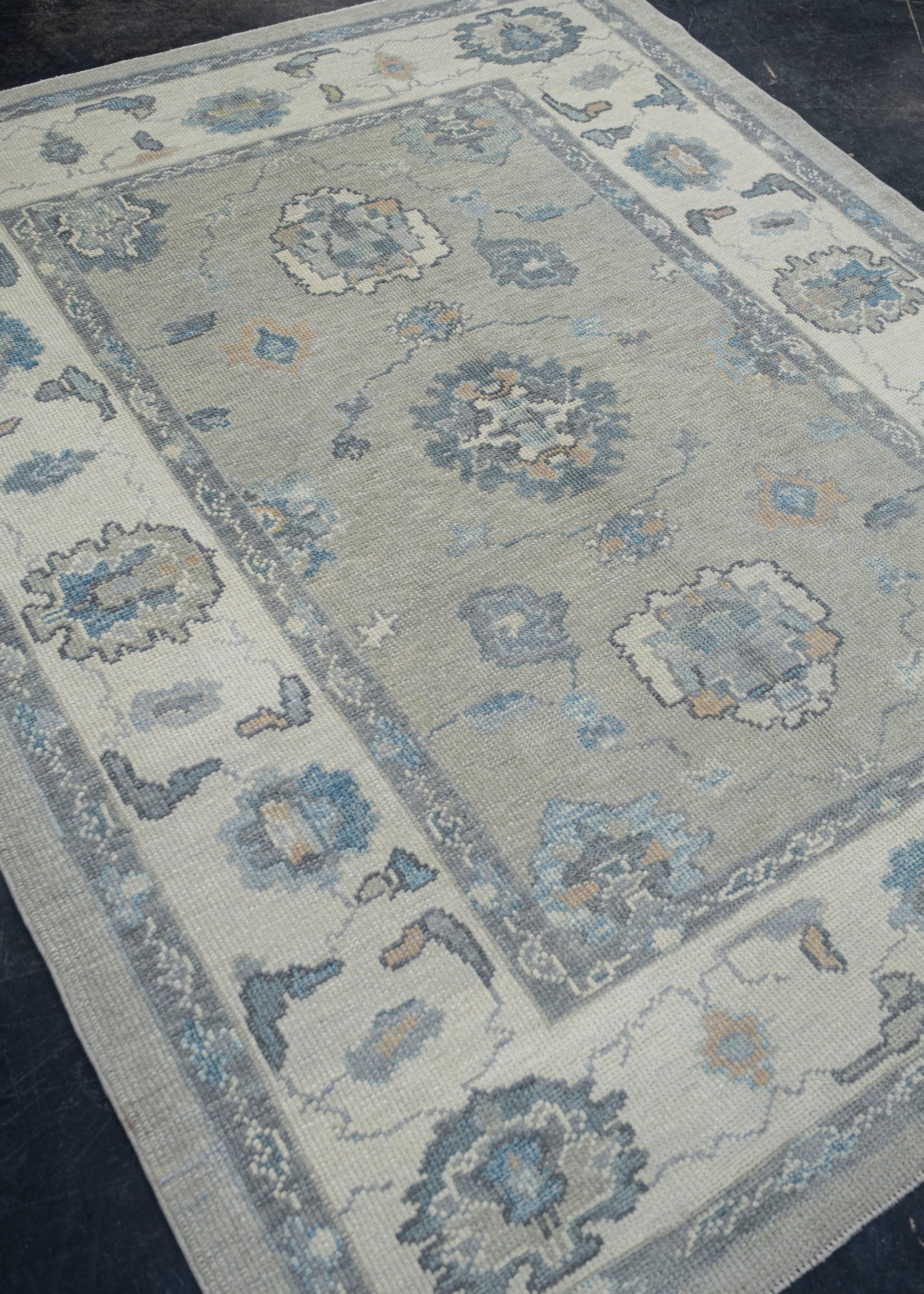 Turkish Oushak Rug 5'4" x 6'8" #11912