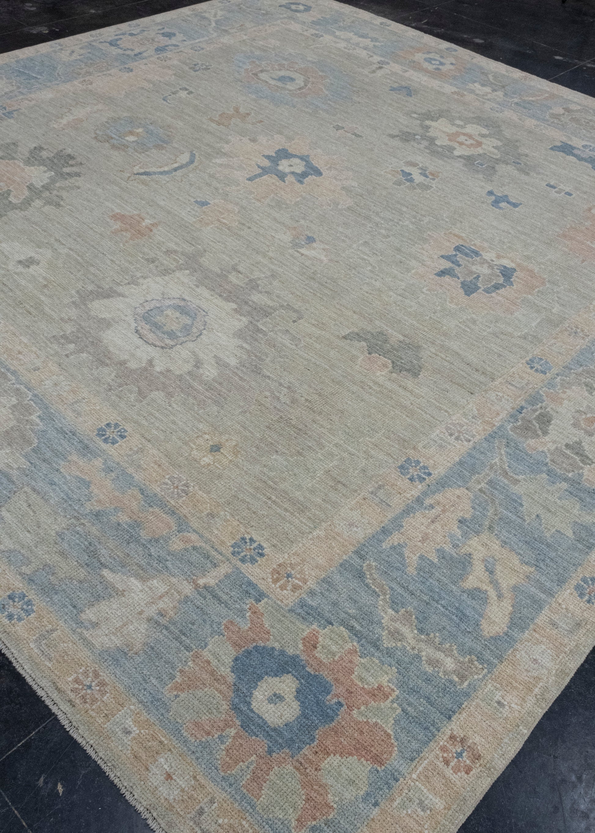 Square Turkish Oushak Rug 10'3" x 10'3" #17287