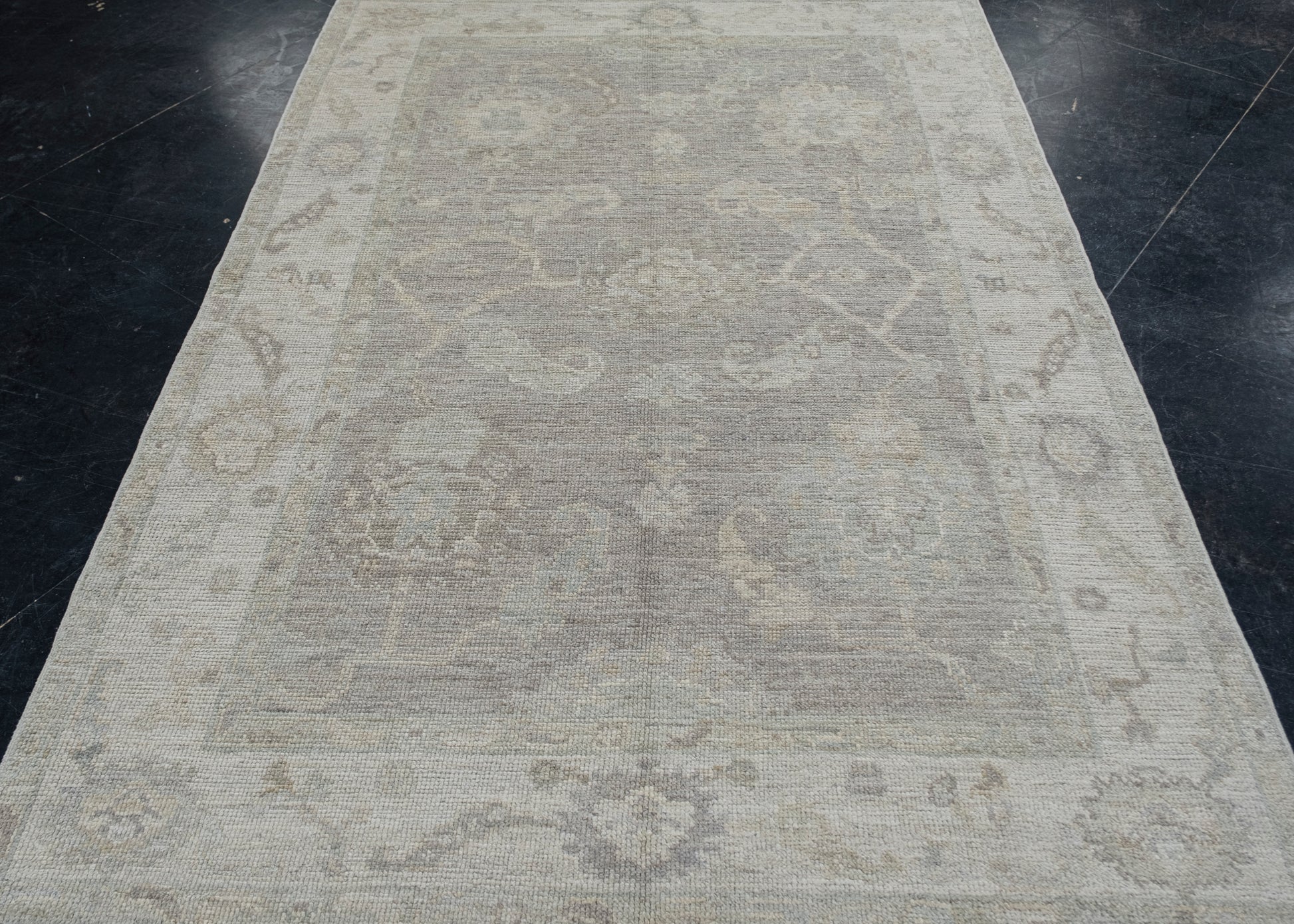 Turkish Oushak Rug 5'1" x 7'5" #11596