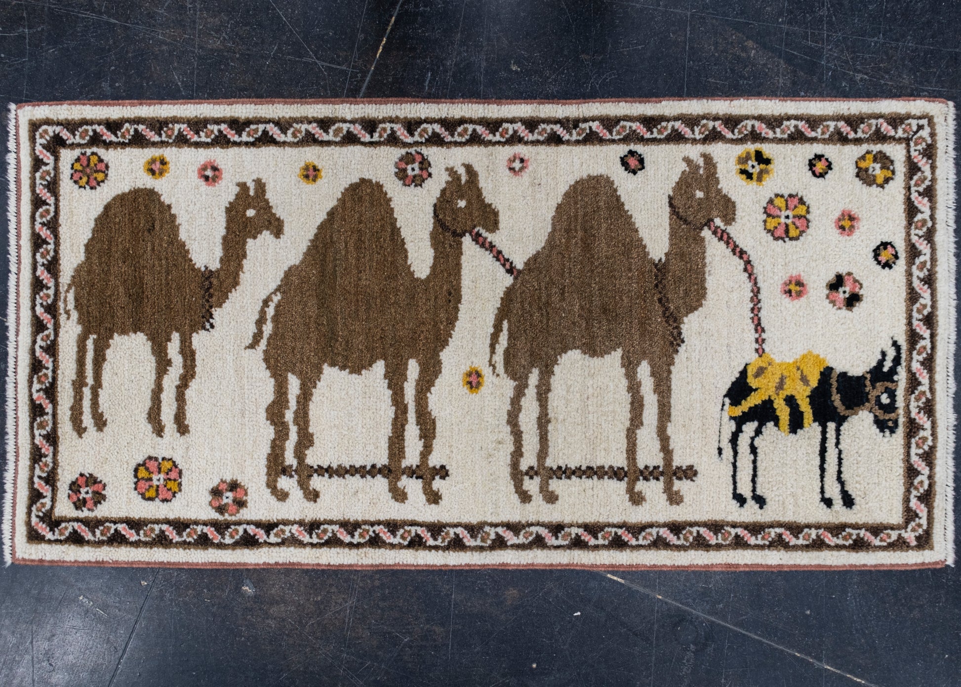 Turkish Old Wool Oushak Rug 2'9" x 3'6" #12211