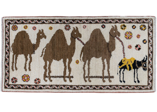 Turkish Old Wool Oushak Rug 2'9" x 3'6" #12211