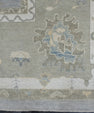 Square Turkish Oushak Rug 12'1" x 12'9" #17122