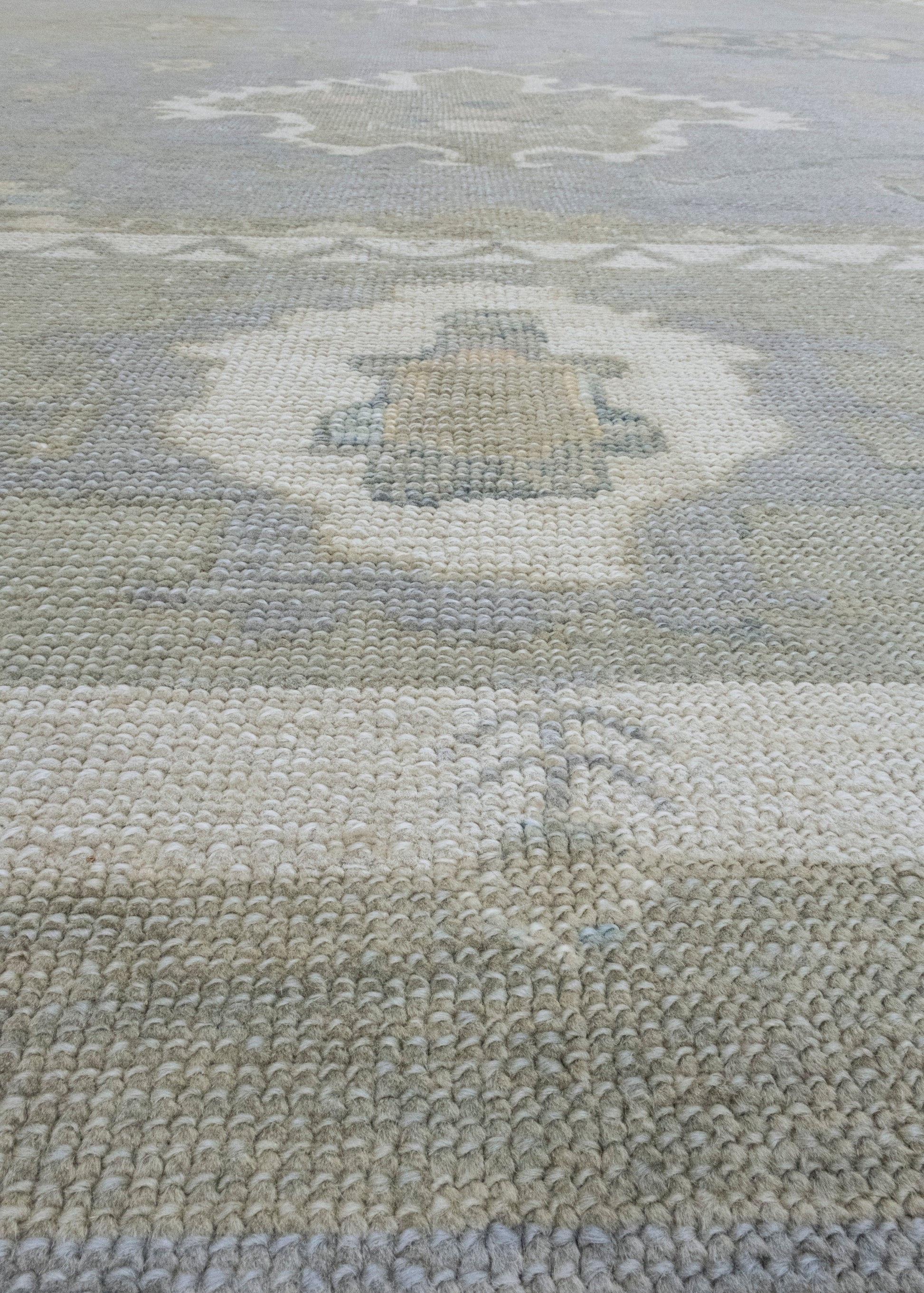 Square Turkish Oushak Rug 12'1" x 12'9" #17122