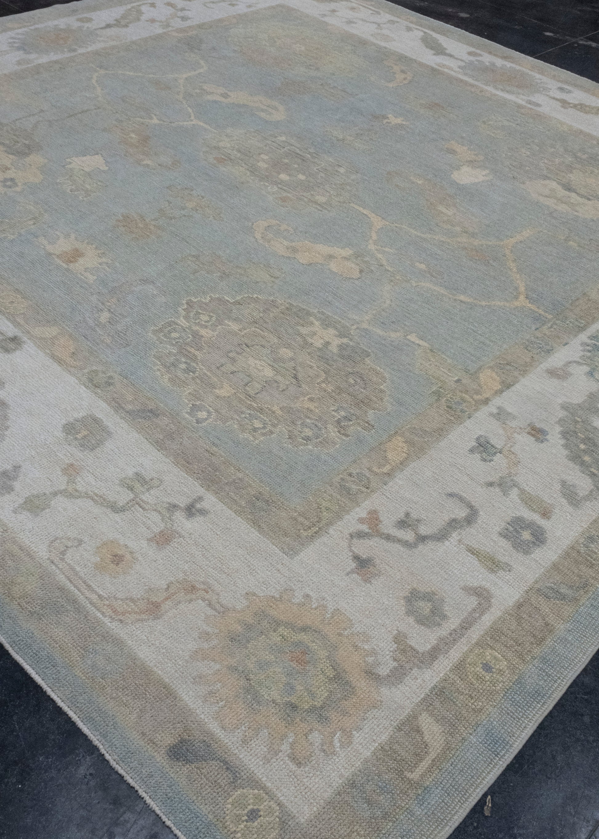 Square Turkish Oushak Rug 10'3" x 10' #17020