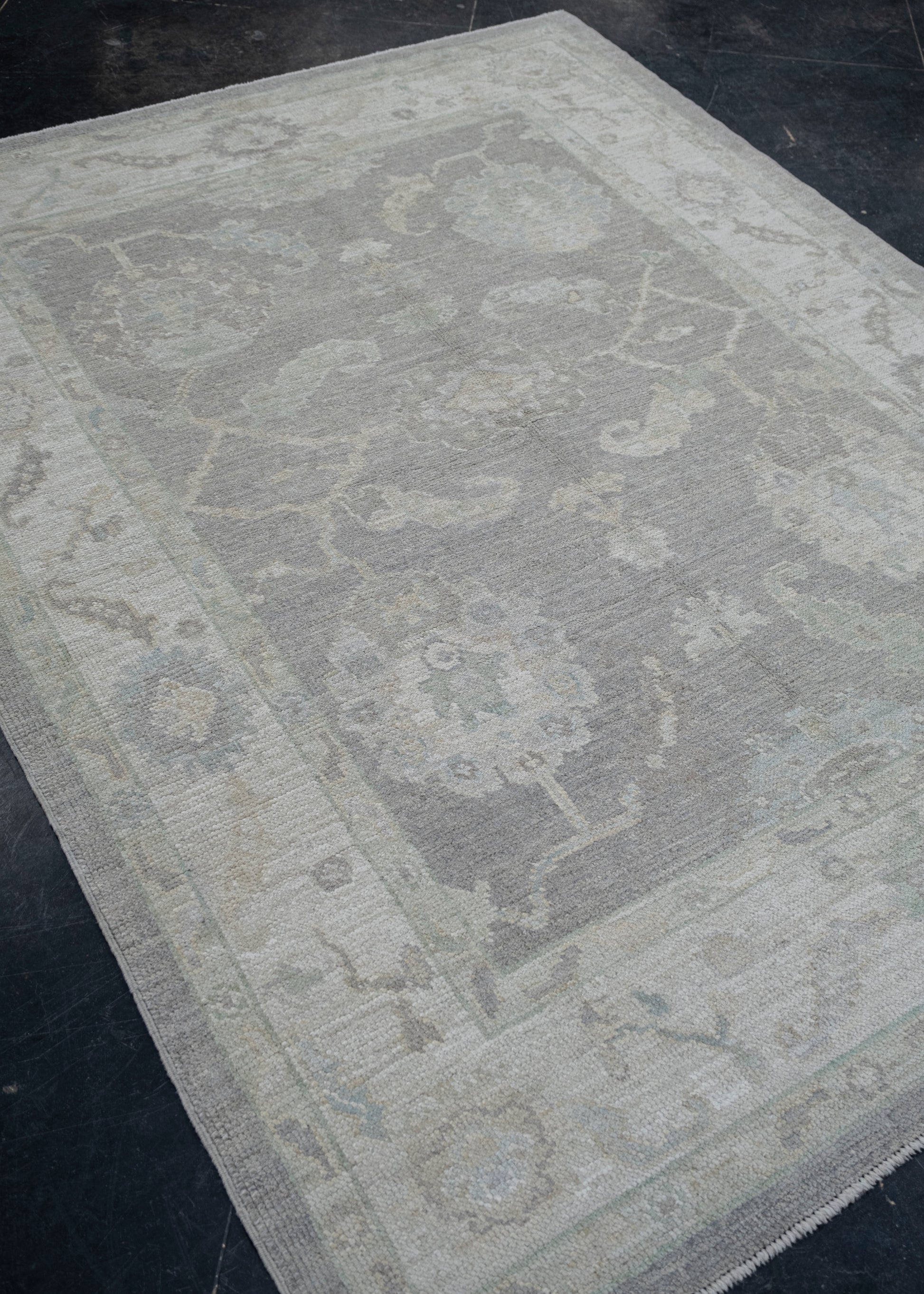 Turkish Oushak Rug 5'3" x 6'11" #11799