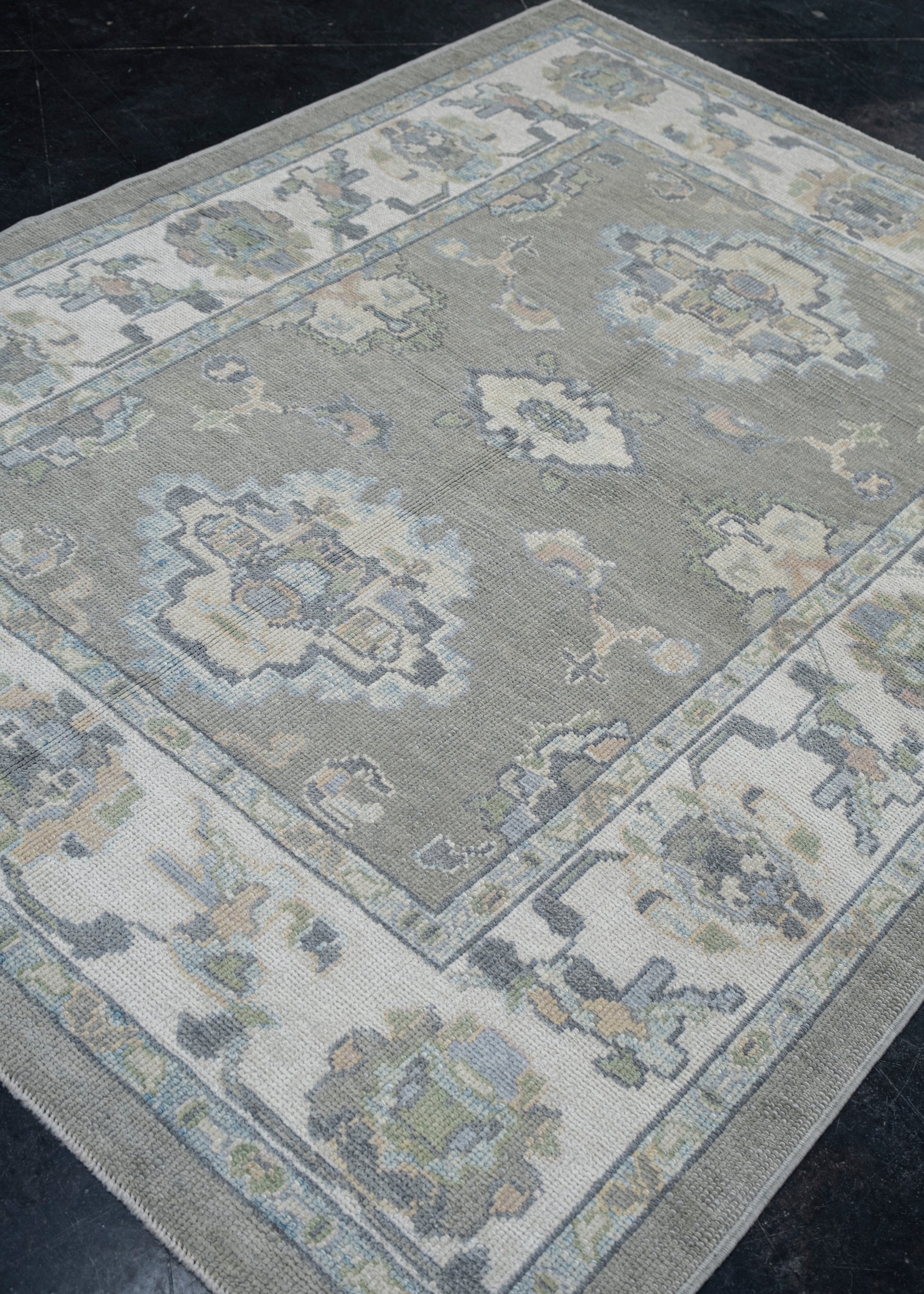 Turkish Oushak Rug 5'3" x 6'11" #11897