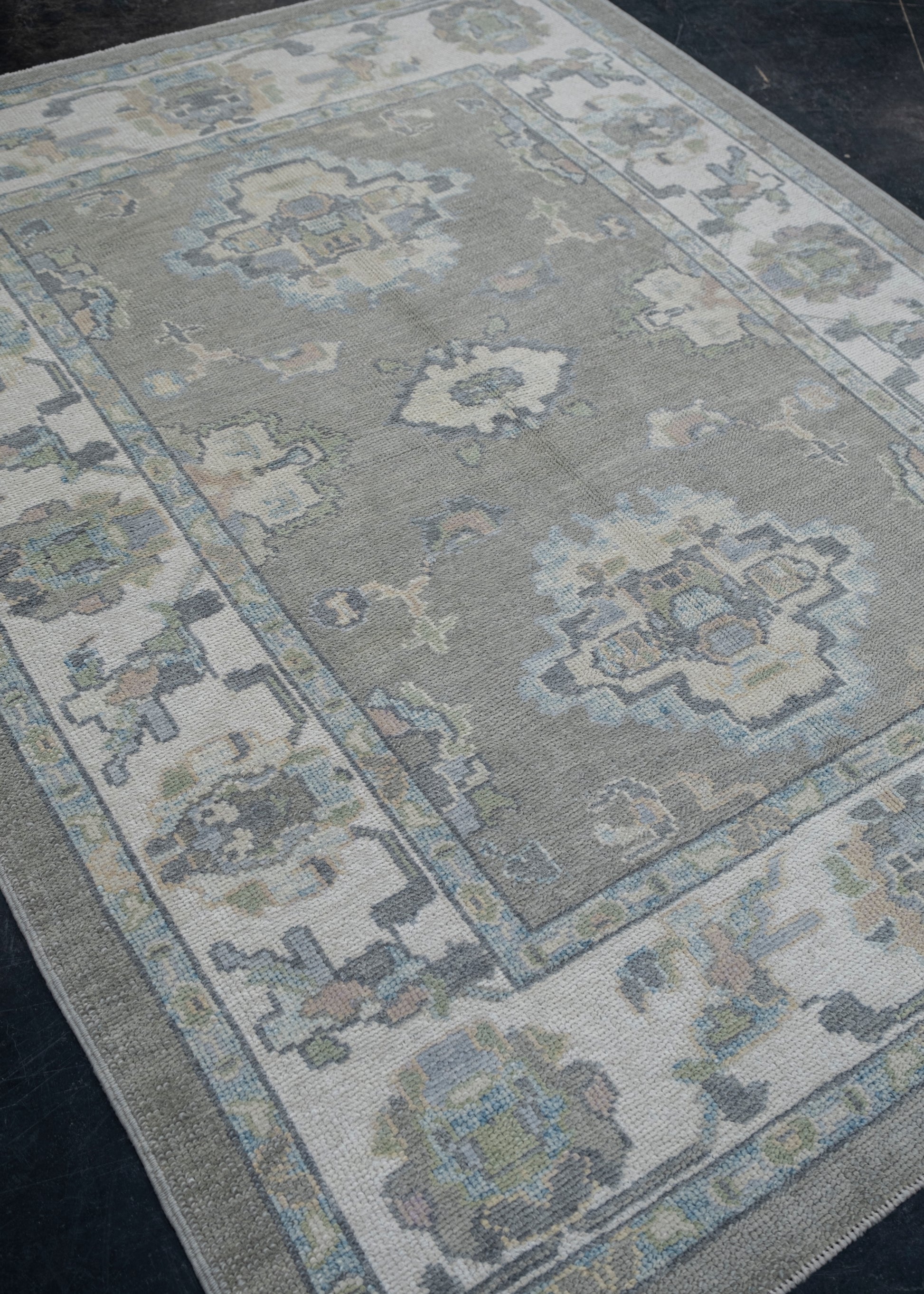Turkish Oushak Rug 5'3" x 6'11" #11897