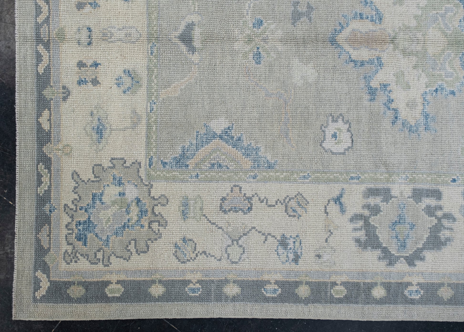 Turkish Oushak Rug 5'3" x 6'11" #12163