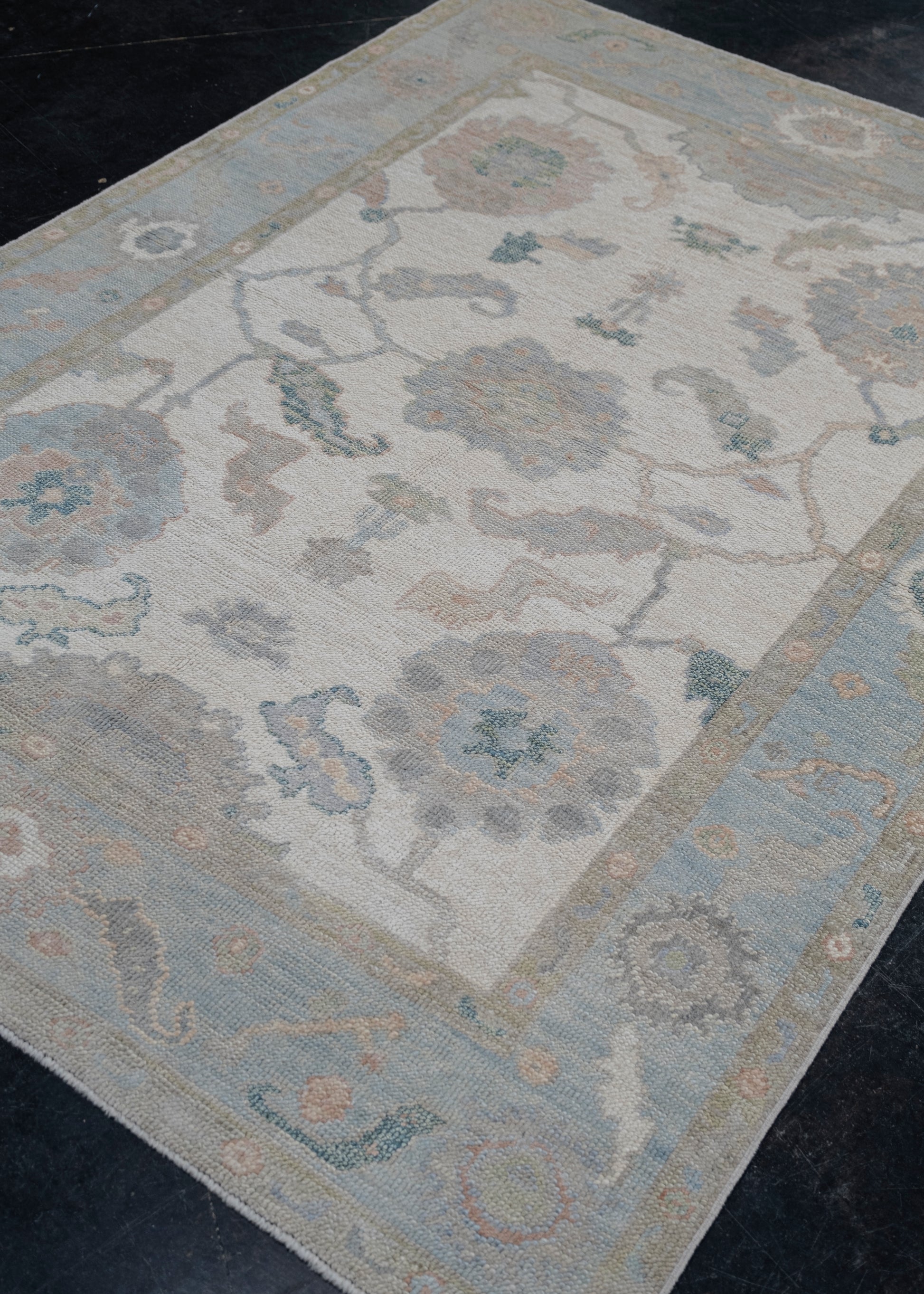 Turkish Oushak Rug 5' x 6'11" #12047