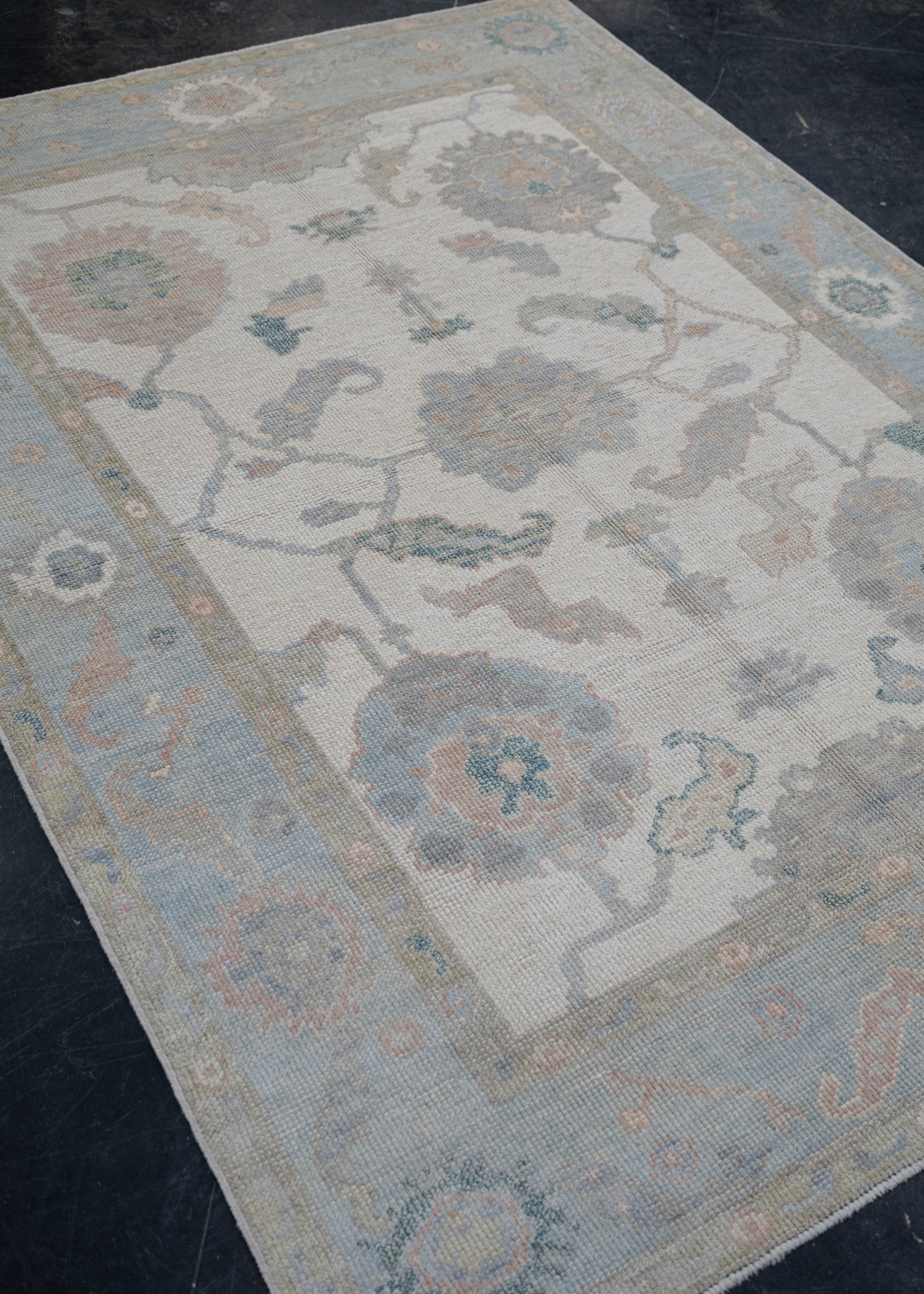 Turkish Oushak Rug 5' x 6'11" #12047
