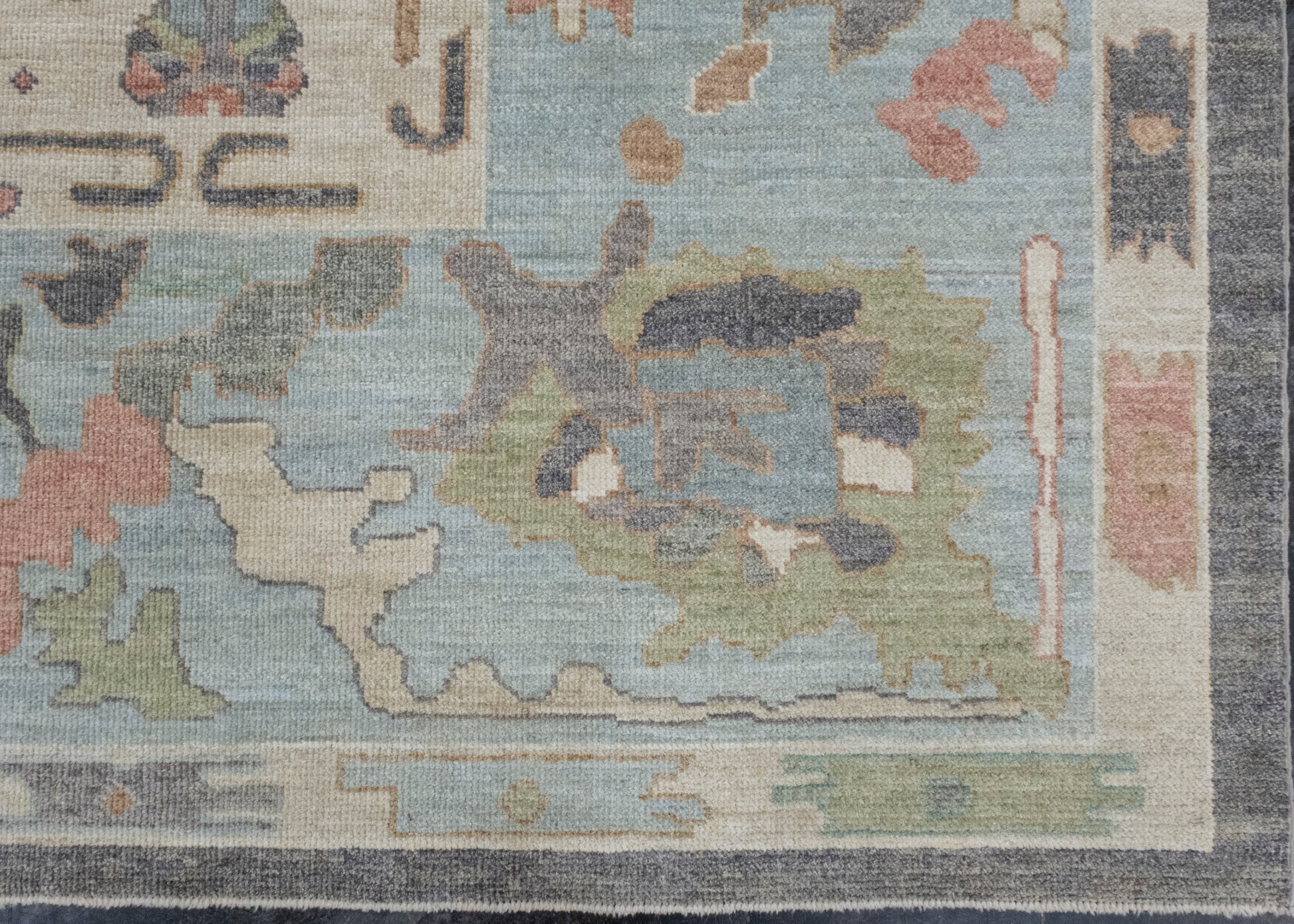 Square Turkish Oushak Rug 12'3" x 12'10" #17355