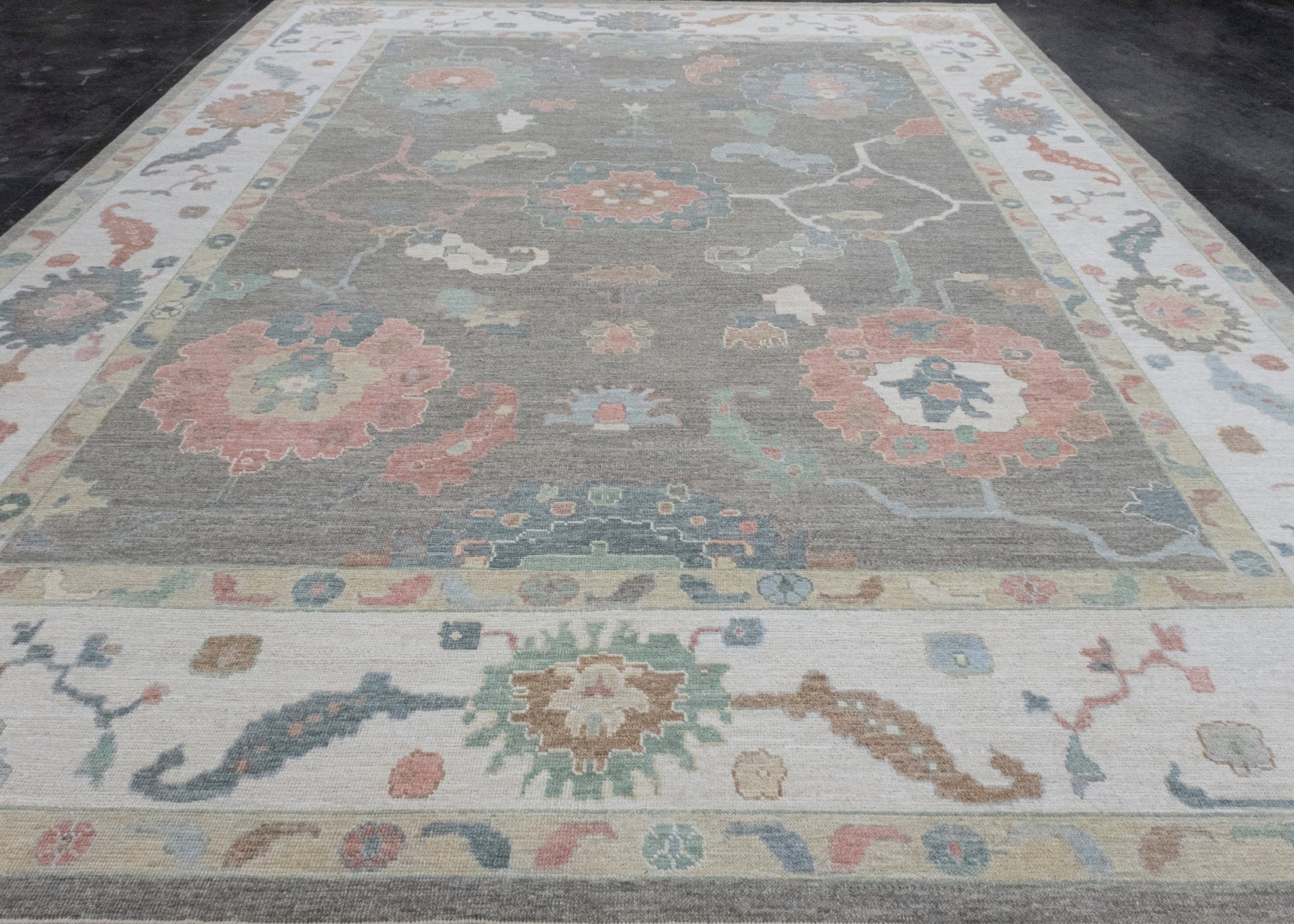 Turkish Oushak Rug 11'10" x 15'6" #17226