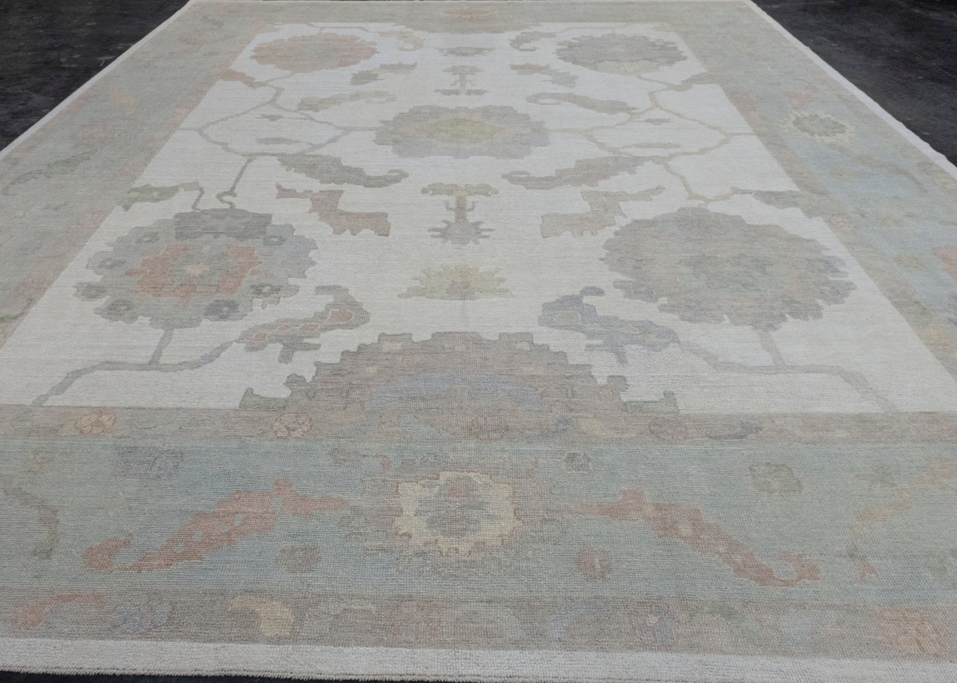 Turkish Oushak Rug 13'9" x 17'7" #17046