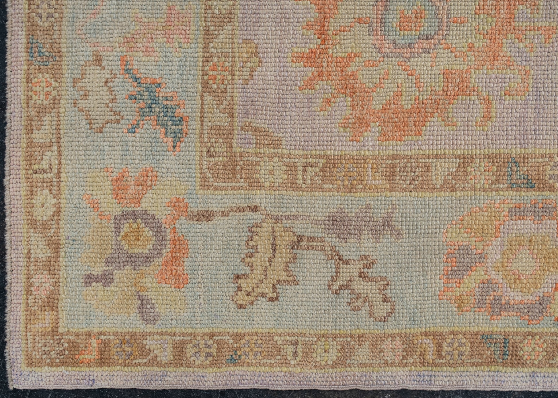 Turkish Oushak Rug 4'2" x 6'1" #2327