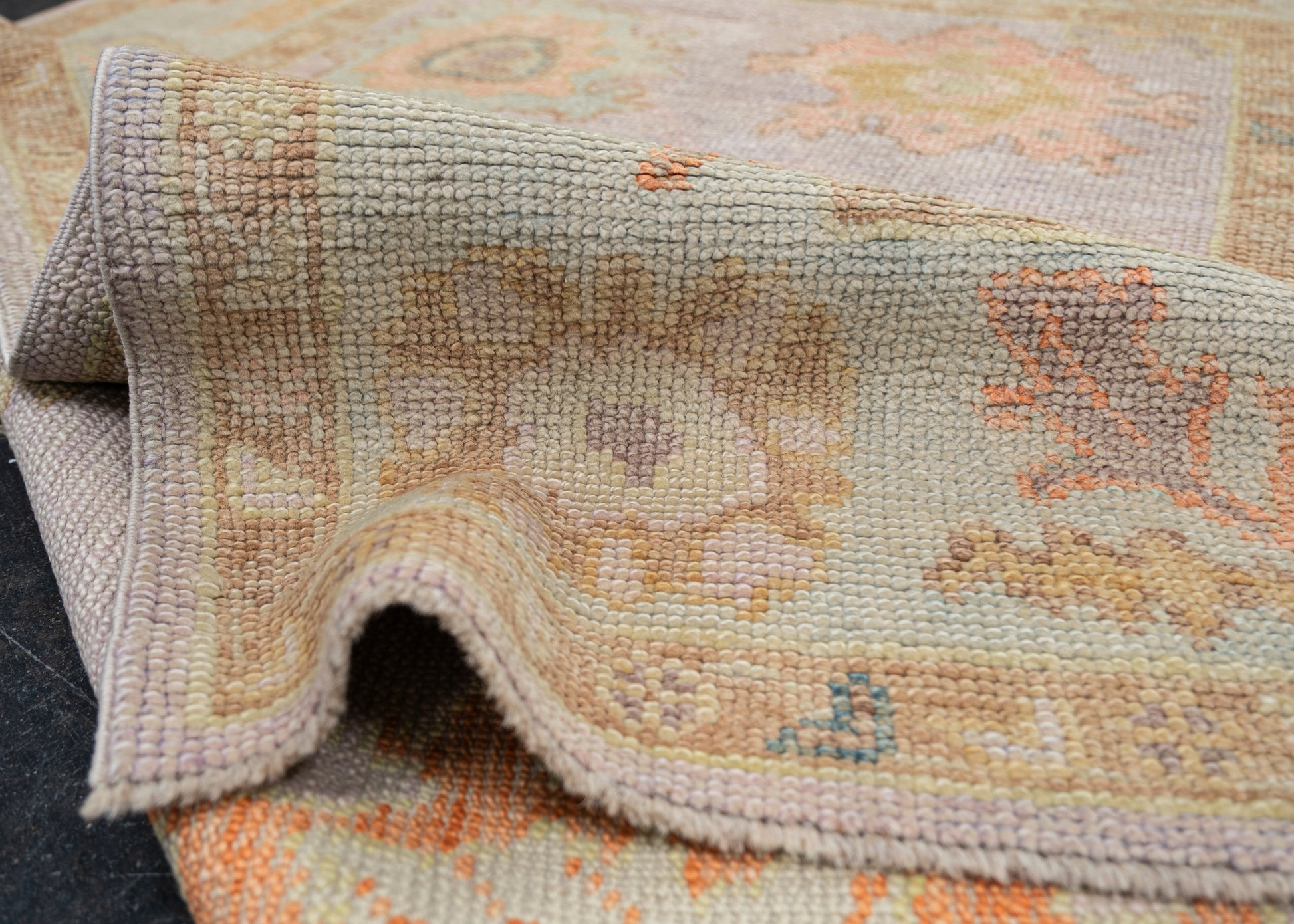 Turkish Oushak Rug 4'2" x 6'1" #2327