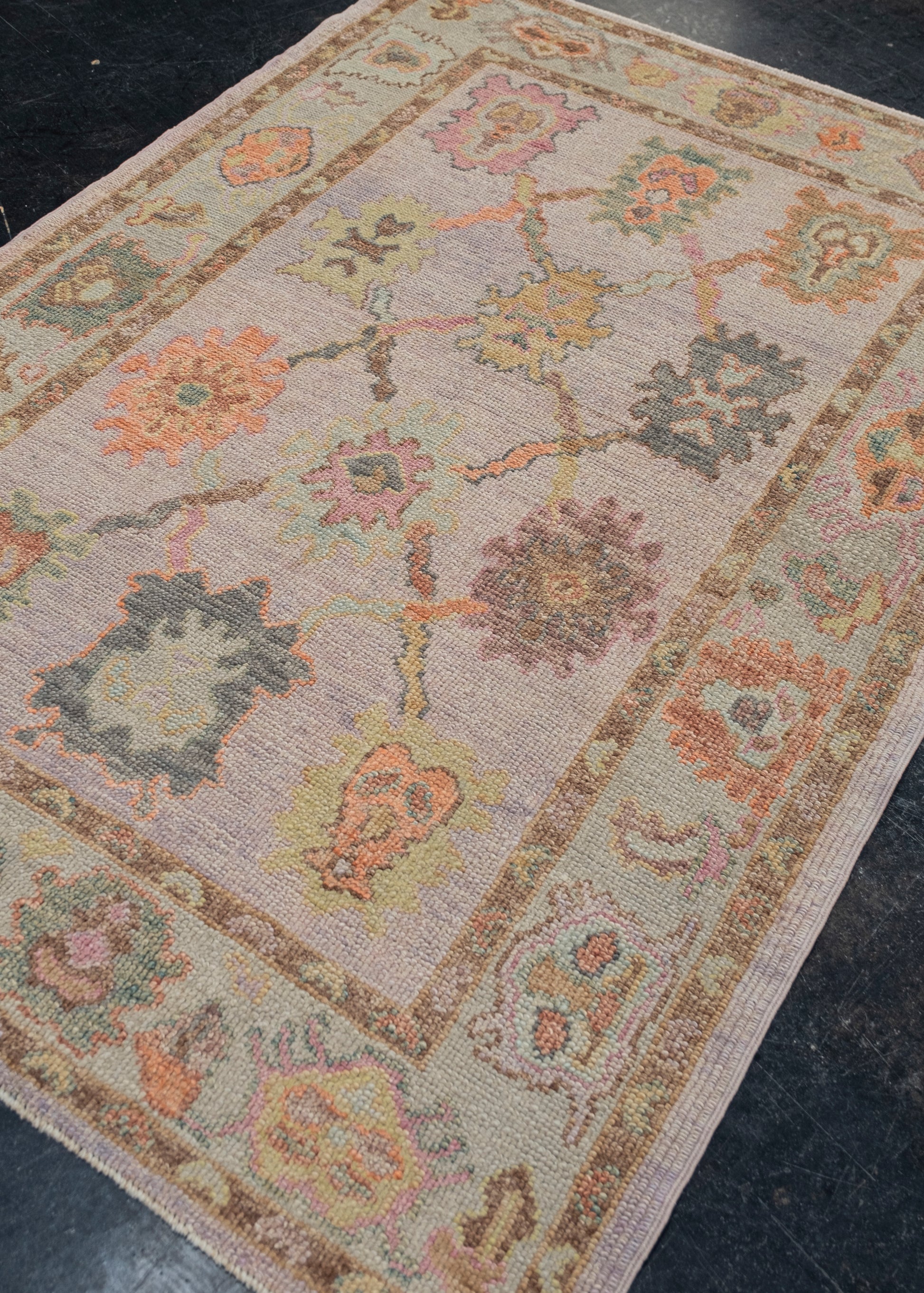 Turkish Oushak Rug 4'1" x 6' #2774