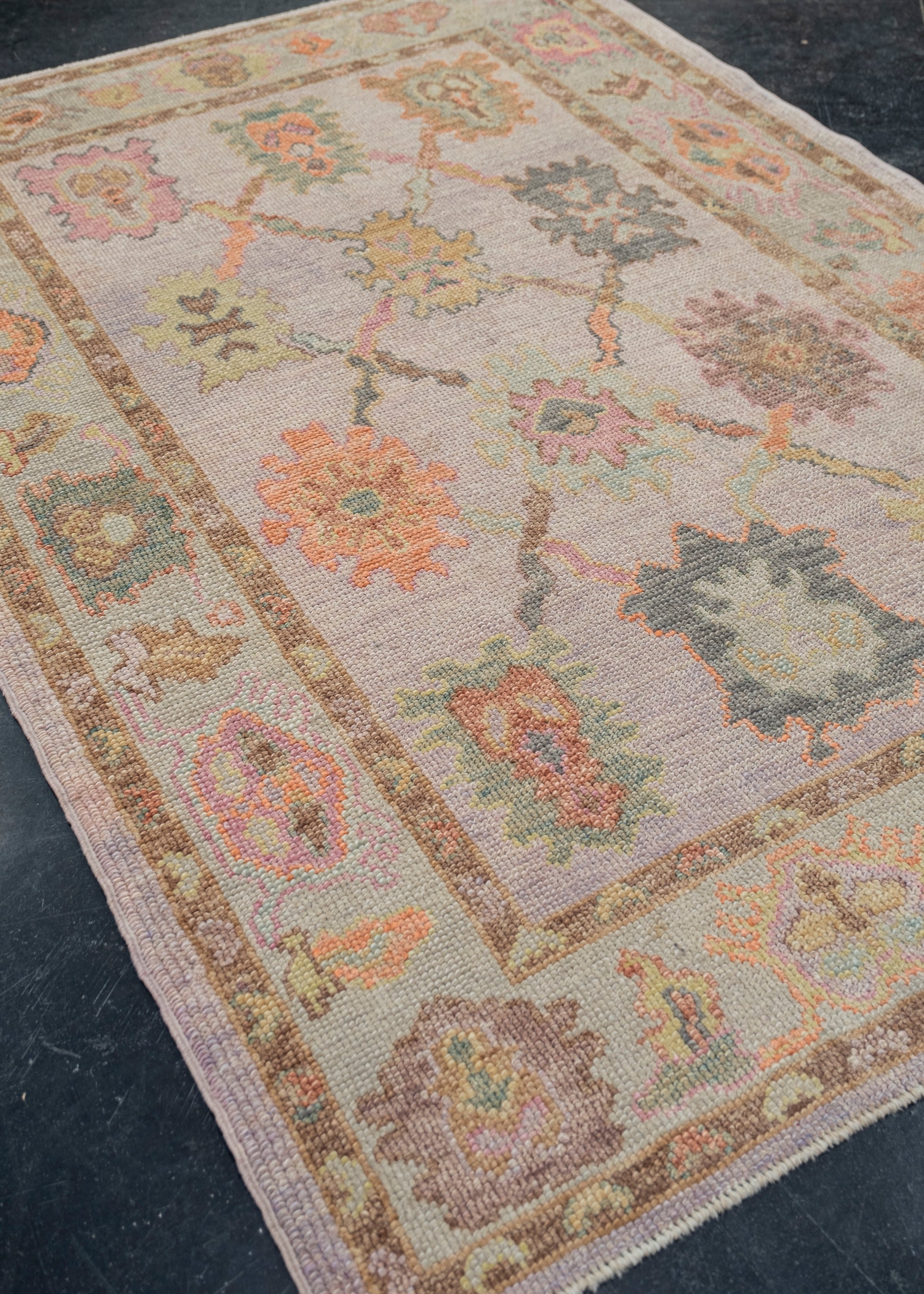 Turkish Oushak Rug 4'1" x 6' #2774