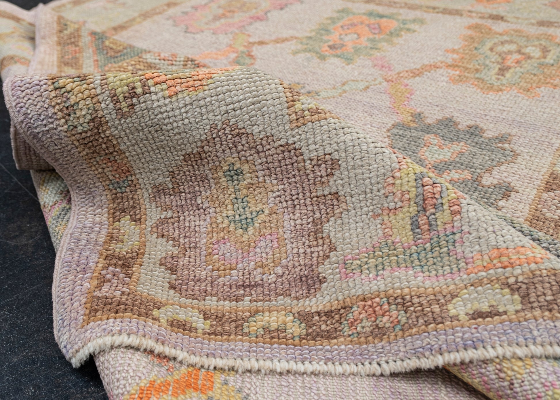 Turkish Oushak Rug 4'1" x 6' #2774