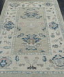 Turkish Oushak Rug 4'1" x 6' #12140