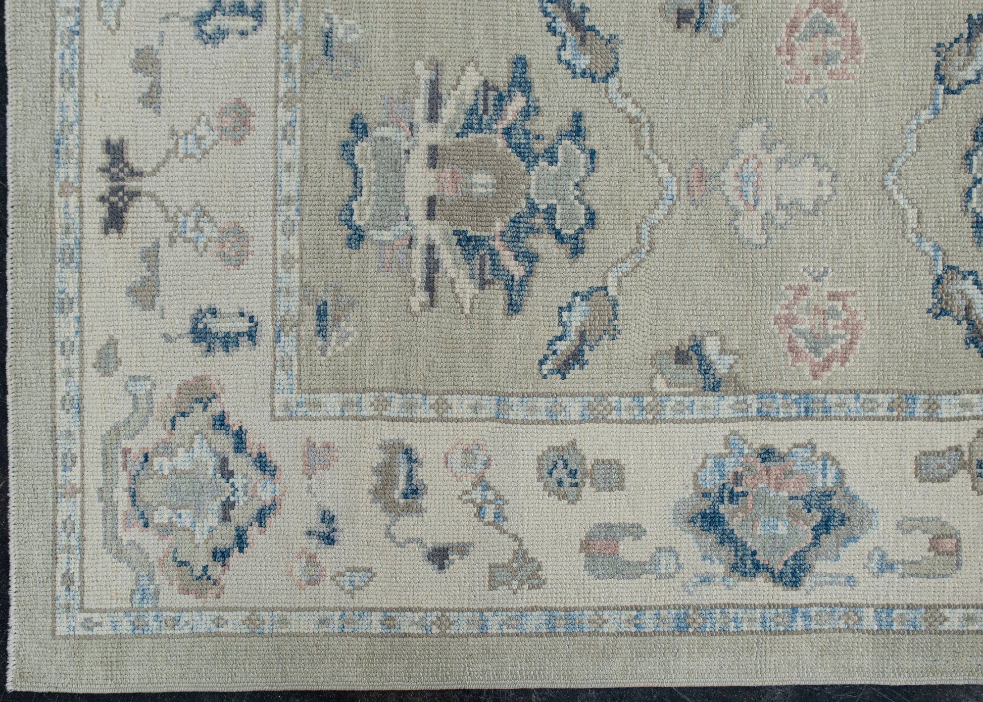 Turkish Oushak Rug 4'1" x 6' #12140