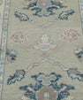 Turkish Oushak Rug 4'1" x 6' #12140